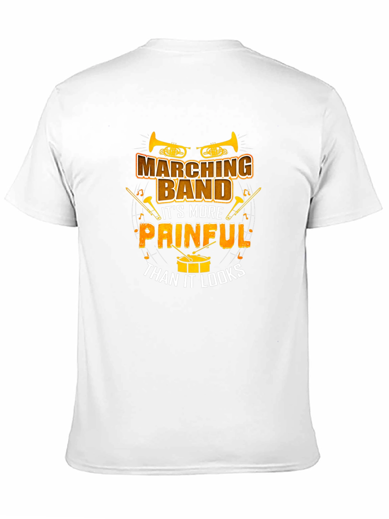 Black Marching Band Painful T-Shirt view 11