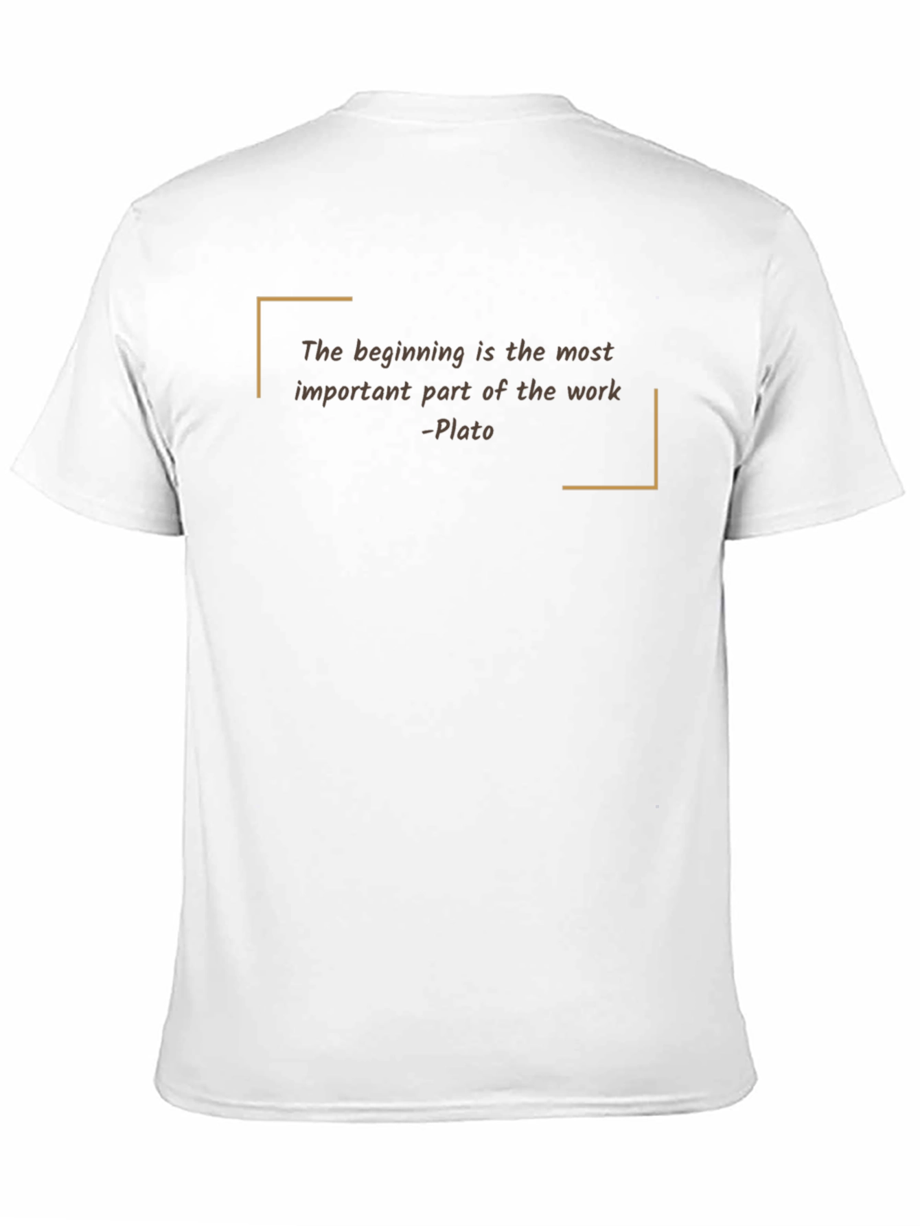 Black Philosophical T-Shirt: Plato Quote Tee view 11