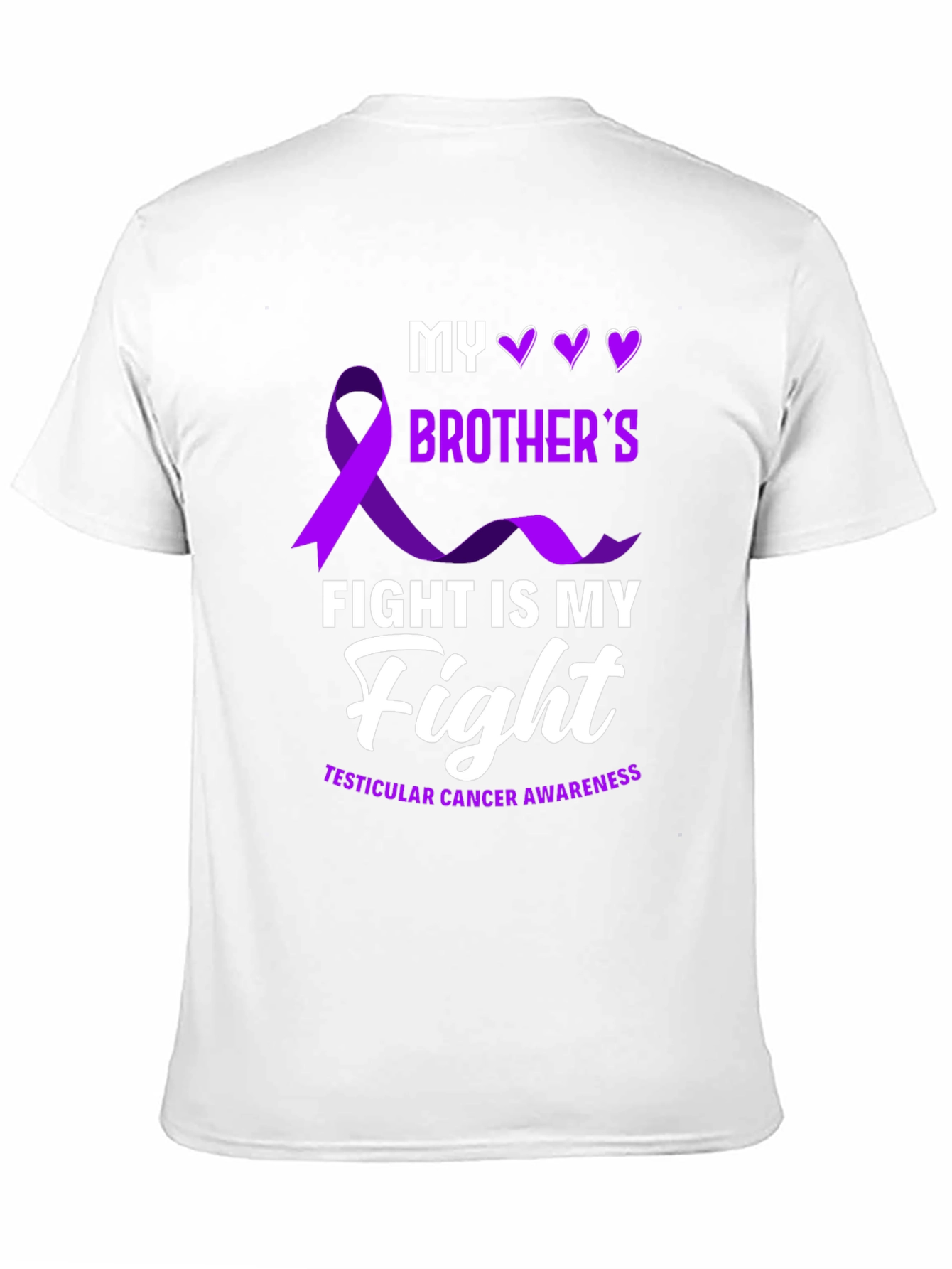 Testicular Cancer Awareness T-Shirt - My Brother's Fight - 11
