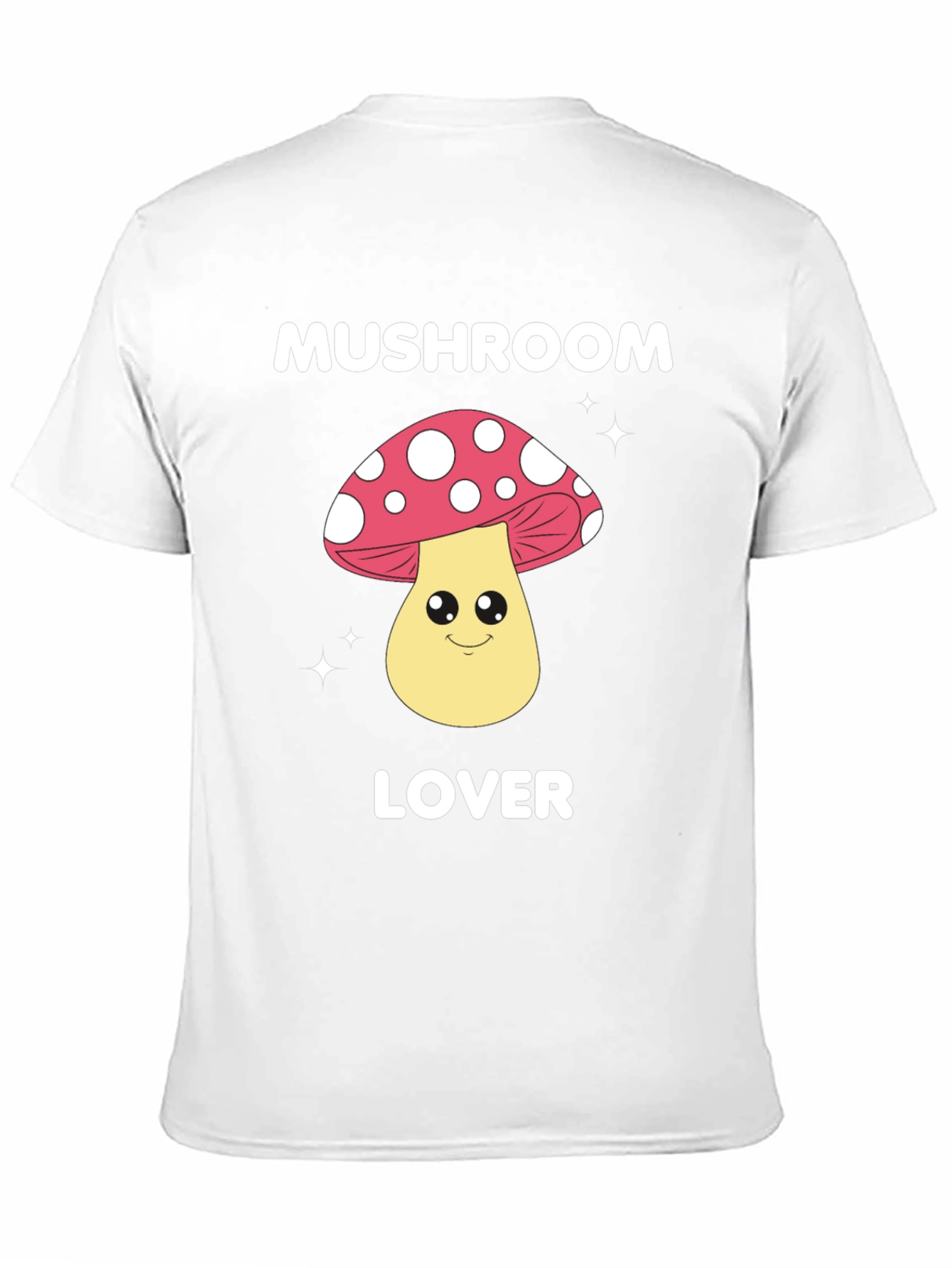 Black Mushroom Lover Graphic Tee - Fun Novelty Shirt view 11