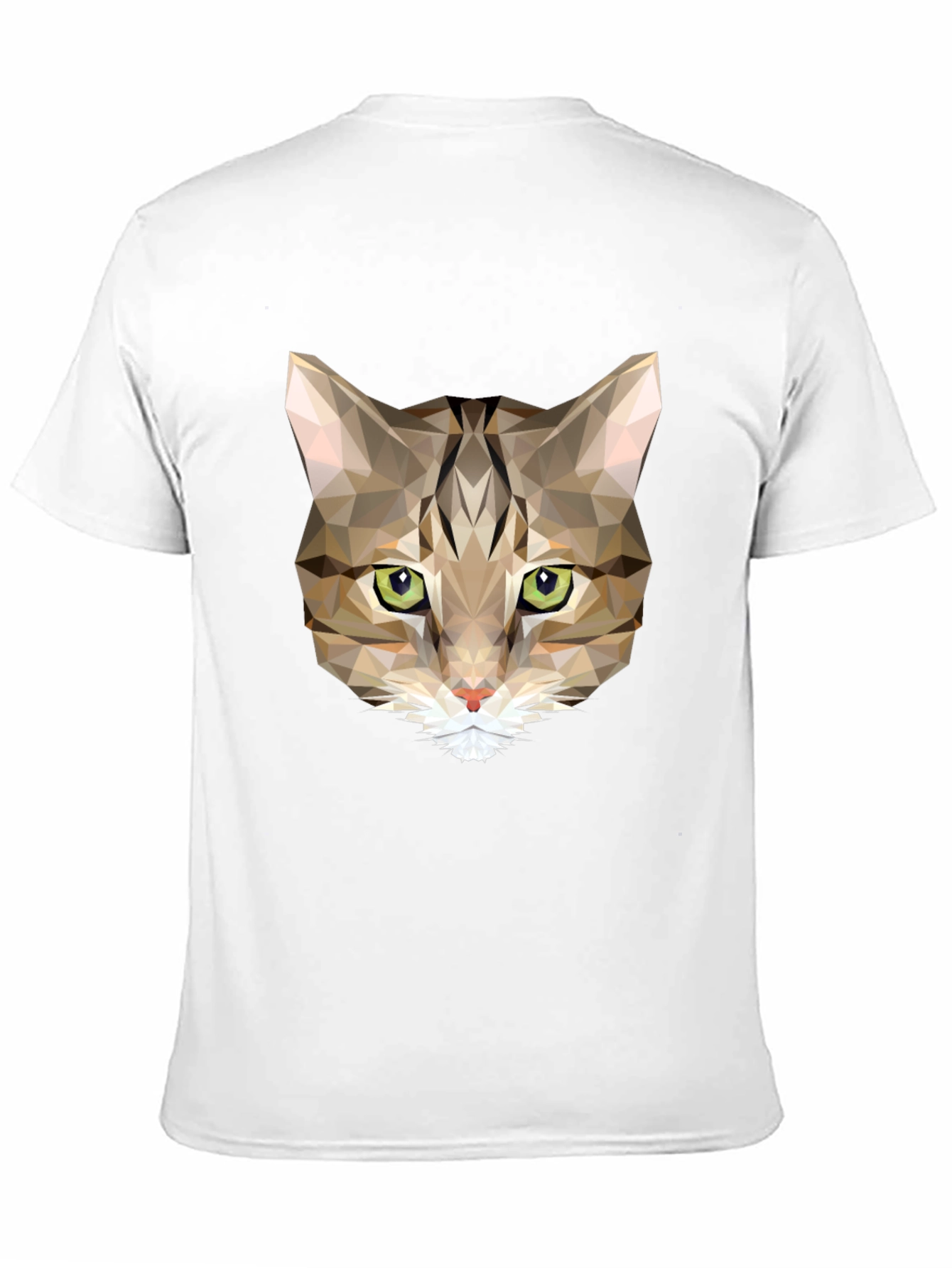Black Geometric Cat T-Shirt - Stylish Graphic Tee view 11