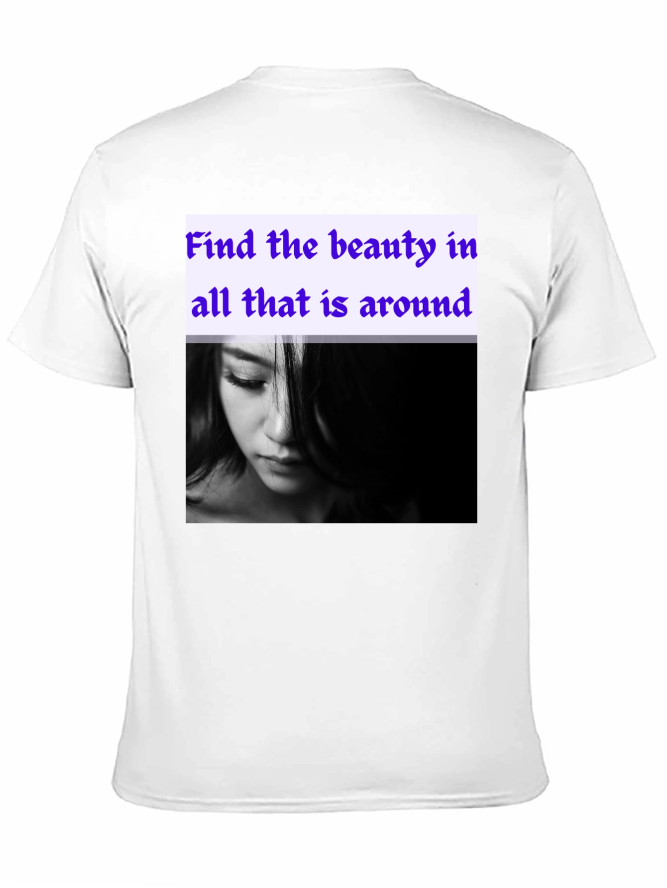 Black Beauty Within T-Shirt - Inspirational Graphic Tee view 11