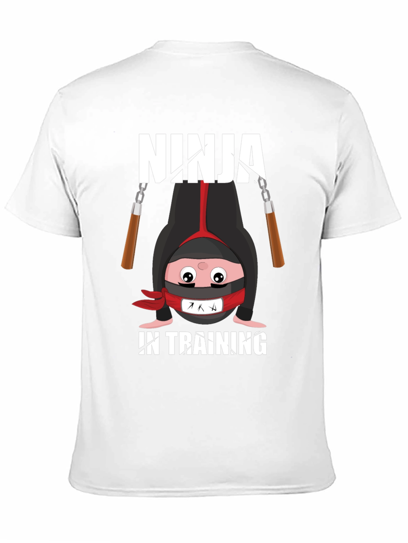 Black Ninja In Training Graphic Tee view 11