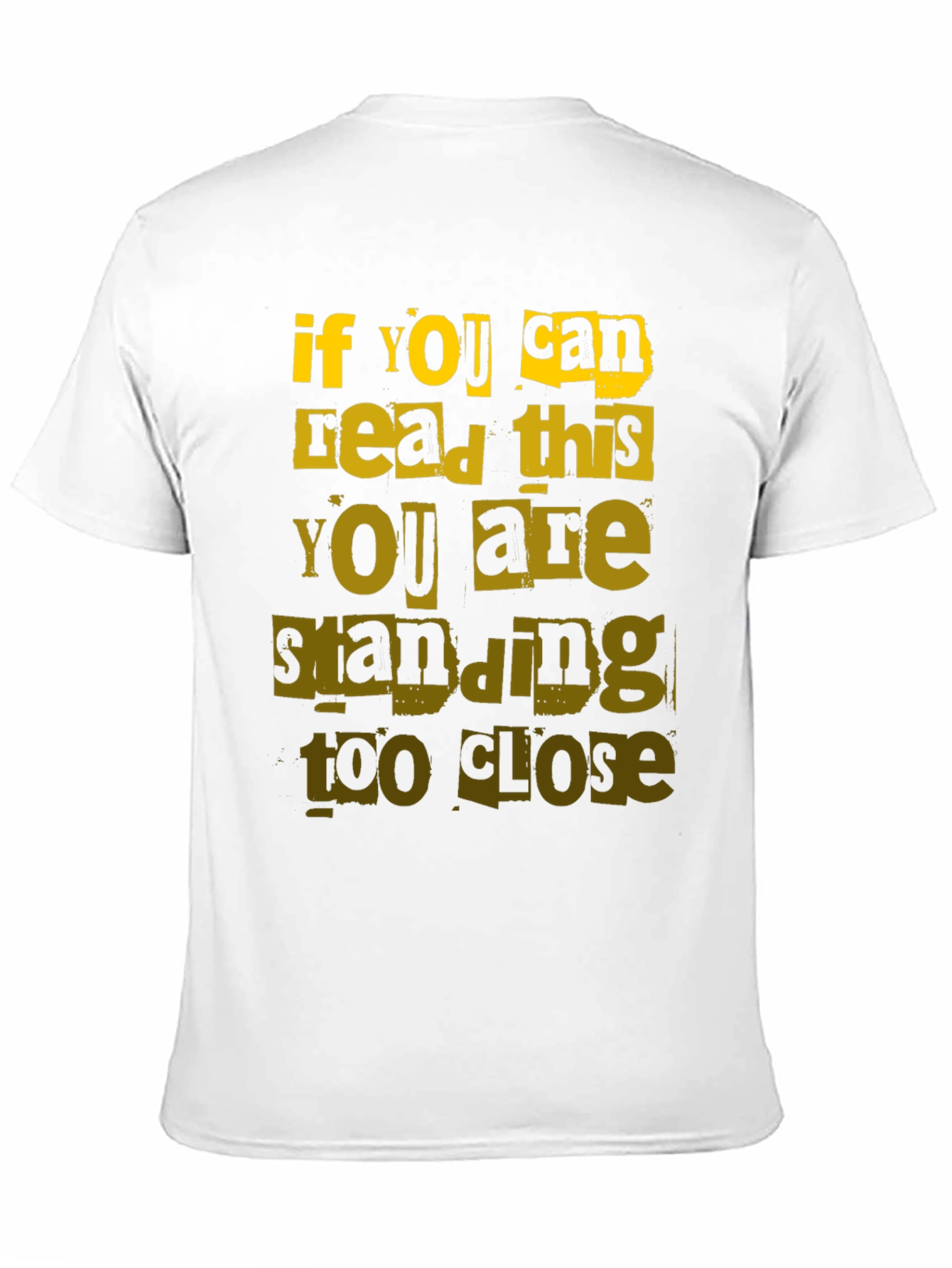 Black Funny Distance T-Shirt - If You Can Read This view 11