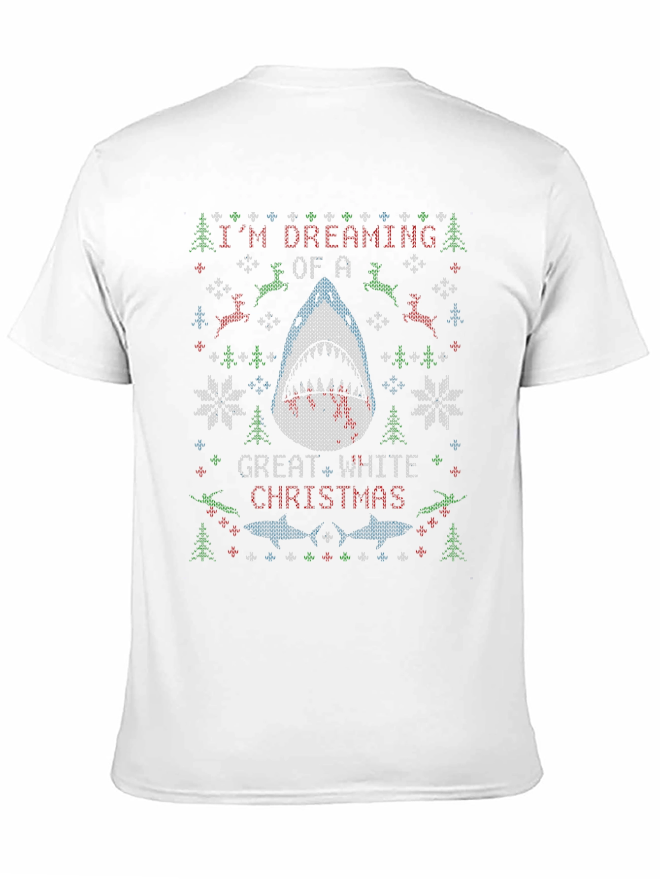 Black Great White Christmas T-Shirt view 11