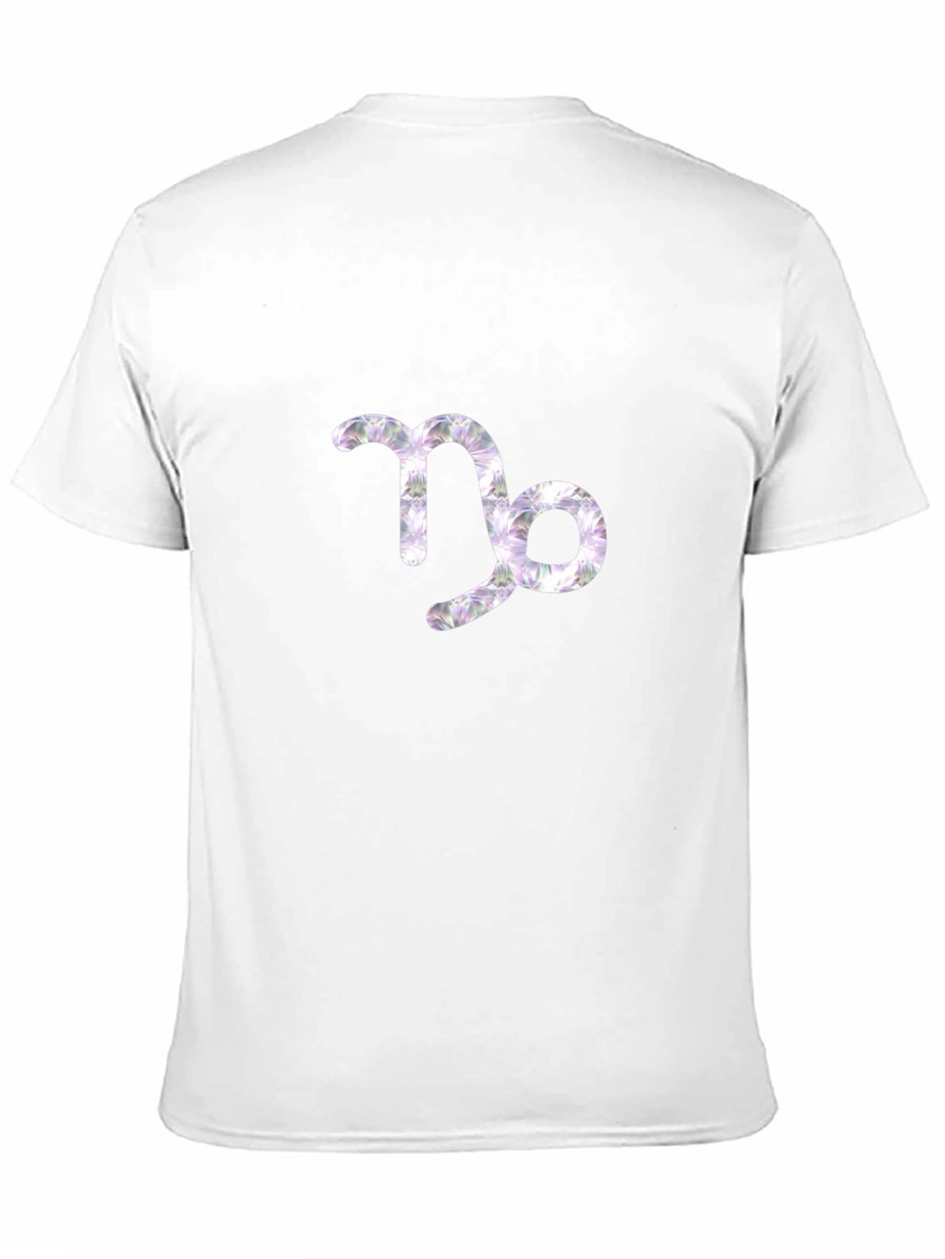 Black Capricorn Zodiac Sign T-Shirt - Black view 11