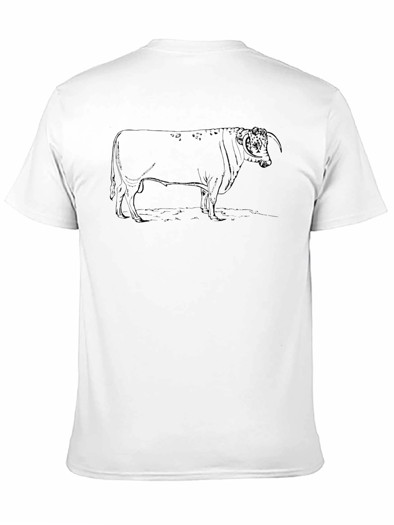 Black Black Bull Graphic Tee - Unisex Cotton T-Shirt view 11