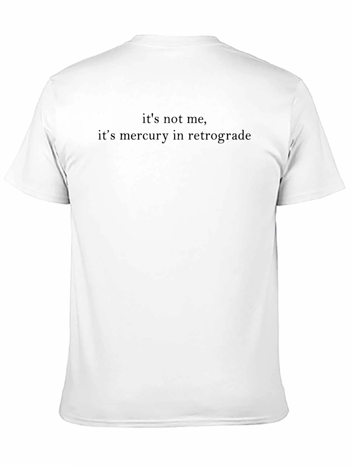 Black Mercury Retrograde Funny Graphic T-Shirt view 11