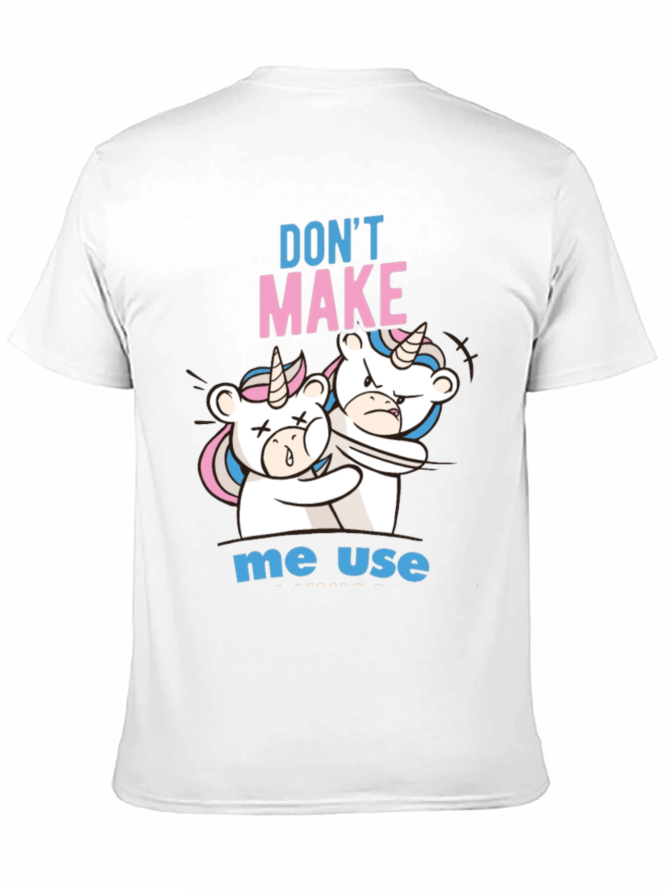 Black Don't Make Me Use Unicorn T-Shirt view 11