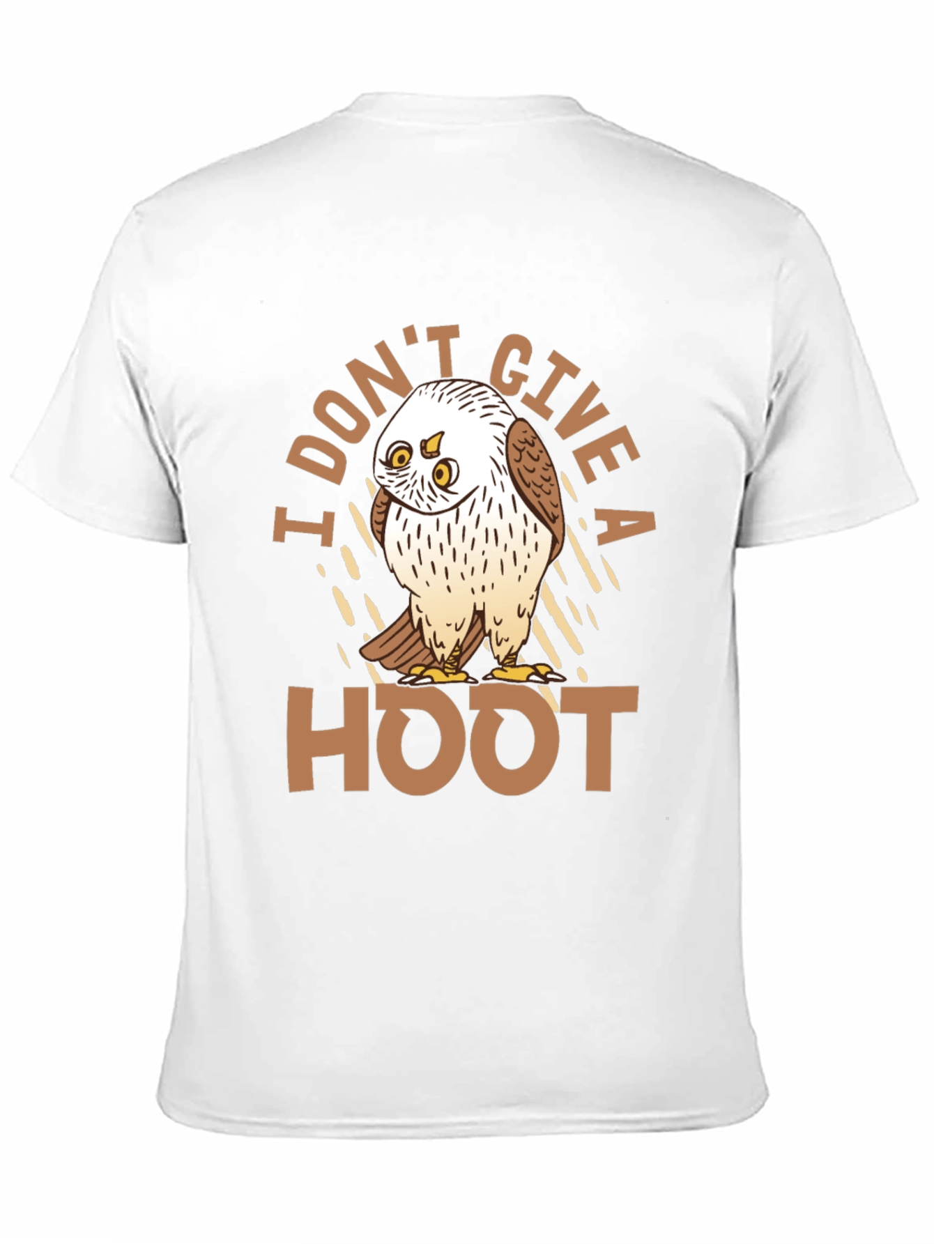 Black I Don't Give a Hoot Owl T-Shirt view 11