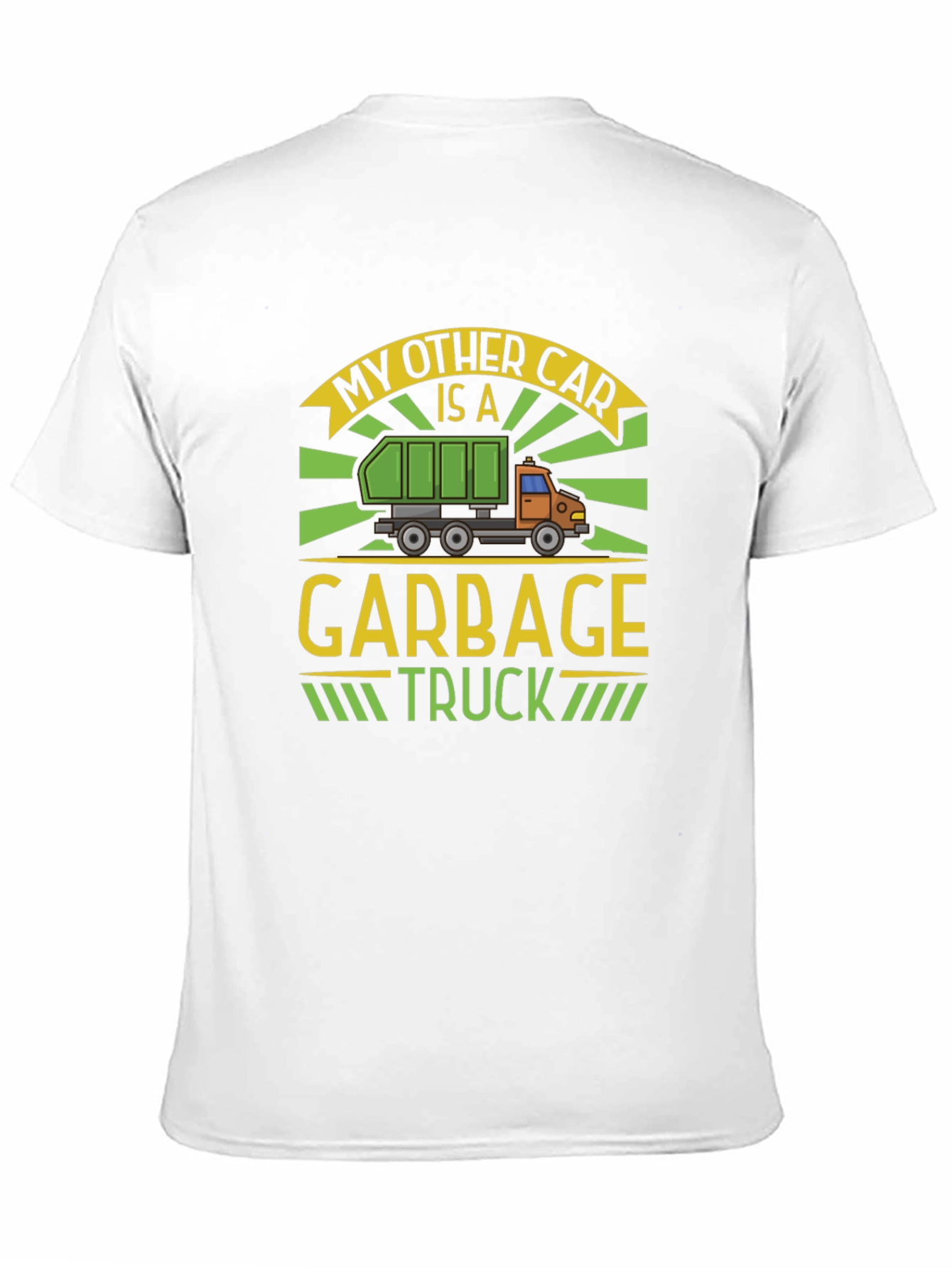 Black My Other Car is a Garbage Truck T-Shirt view 11