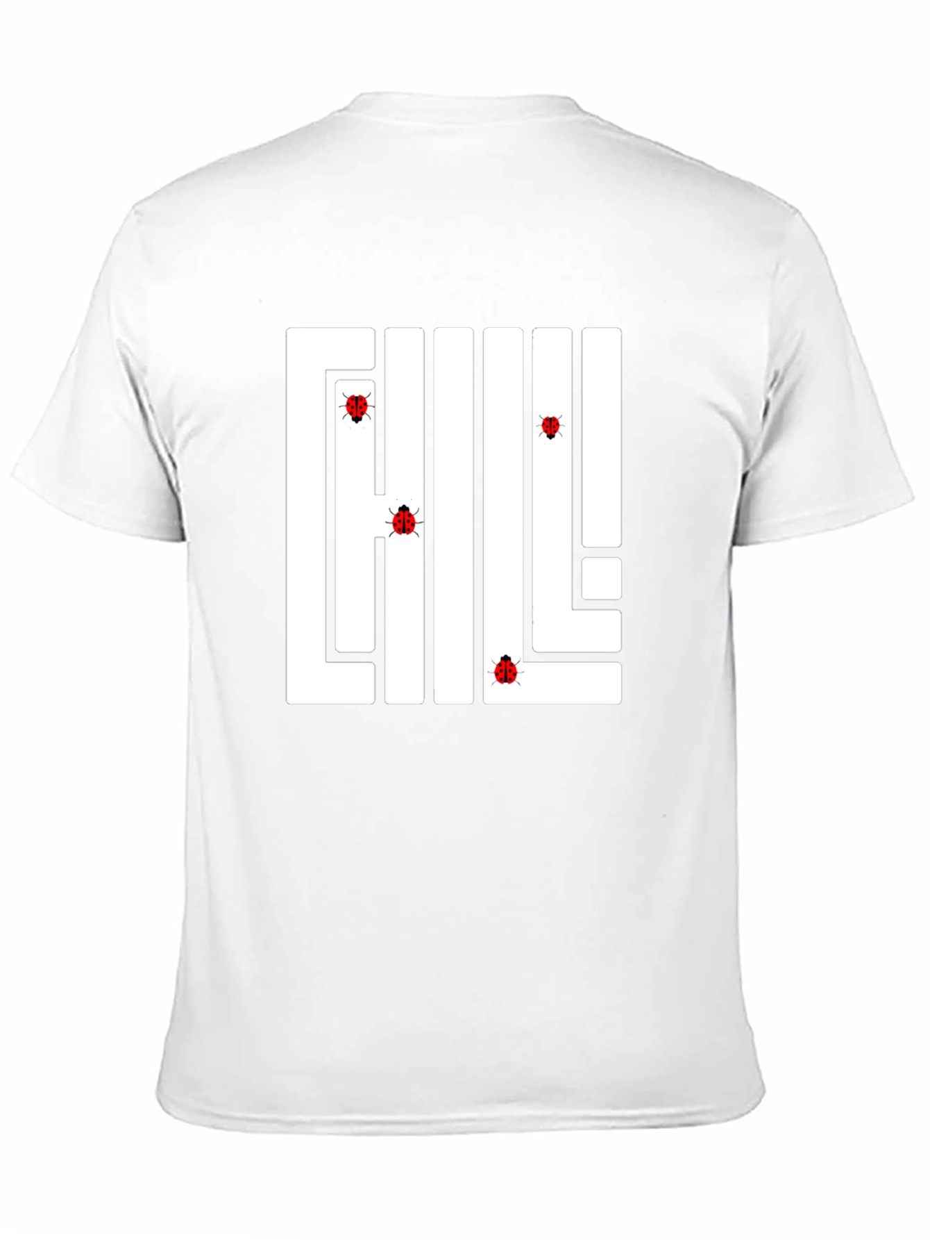 Black Chill Ladybug Graphic Tee - Unique Design view 11