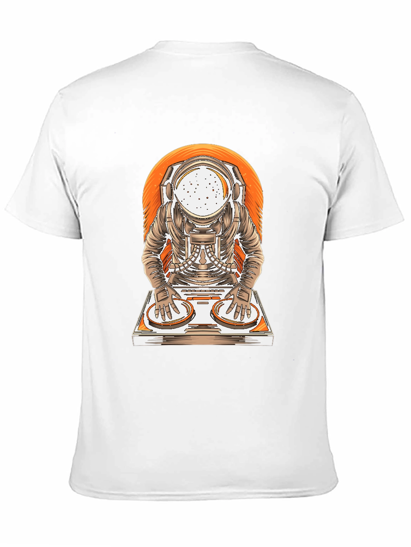 Black Astronaut DJ Graphic T-Shirt view 11