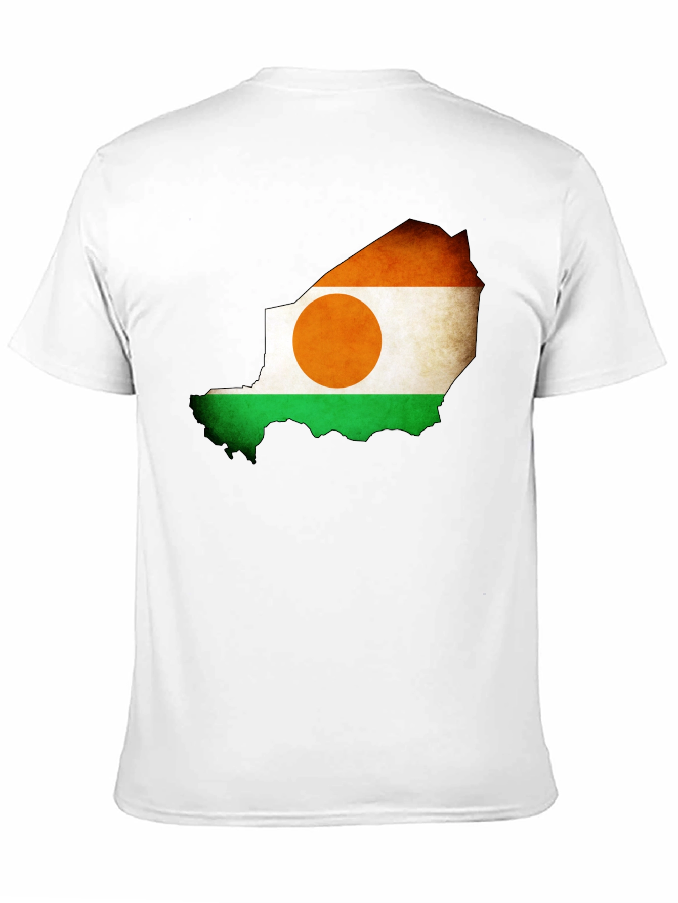 Black Niger Flag Map Graphic Tee - Black view 11