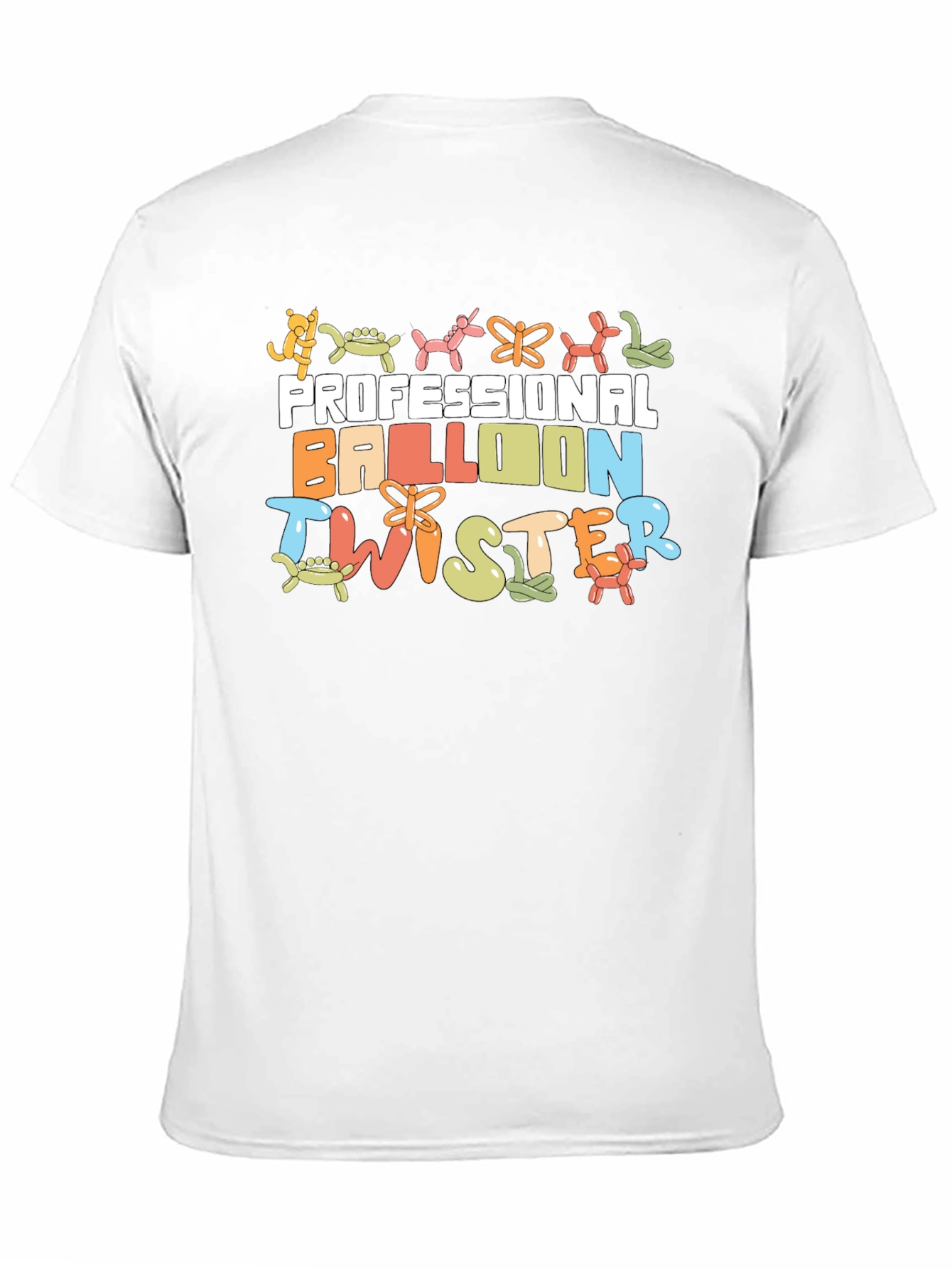 Black Professional Balloon Twister T-Shirt view 11
