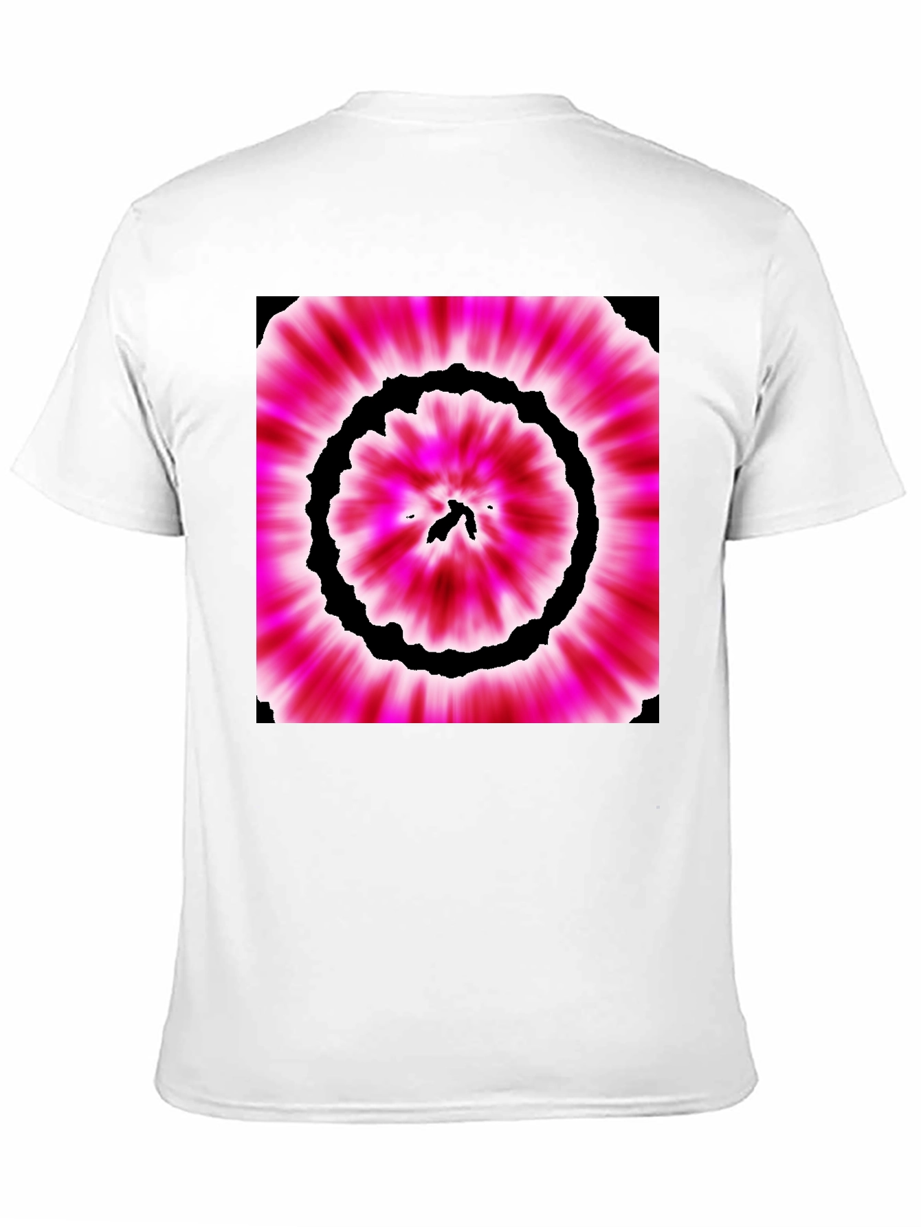 Black Vibrant Tie-Dye Graphic Tee view 11