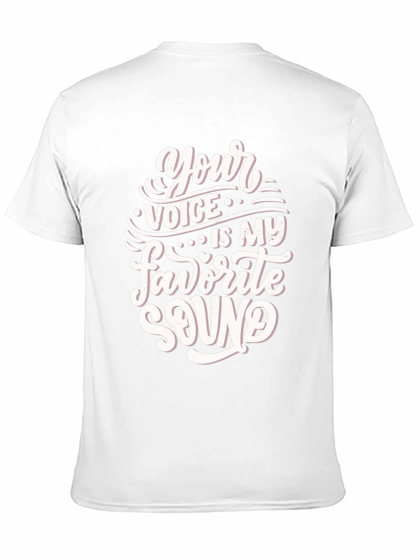 Black Your Voice is My Favorite Sound T-Shirt view 11