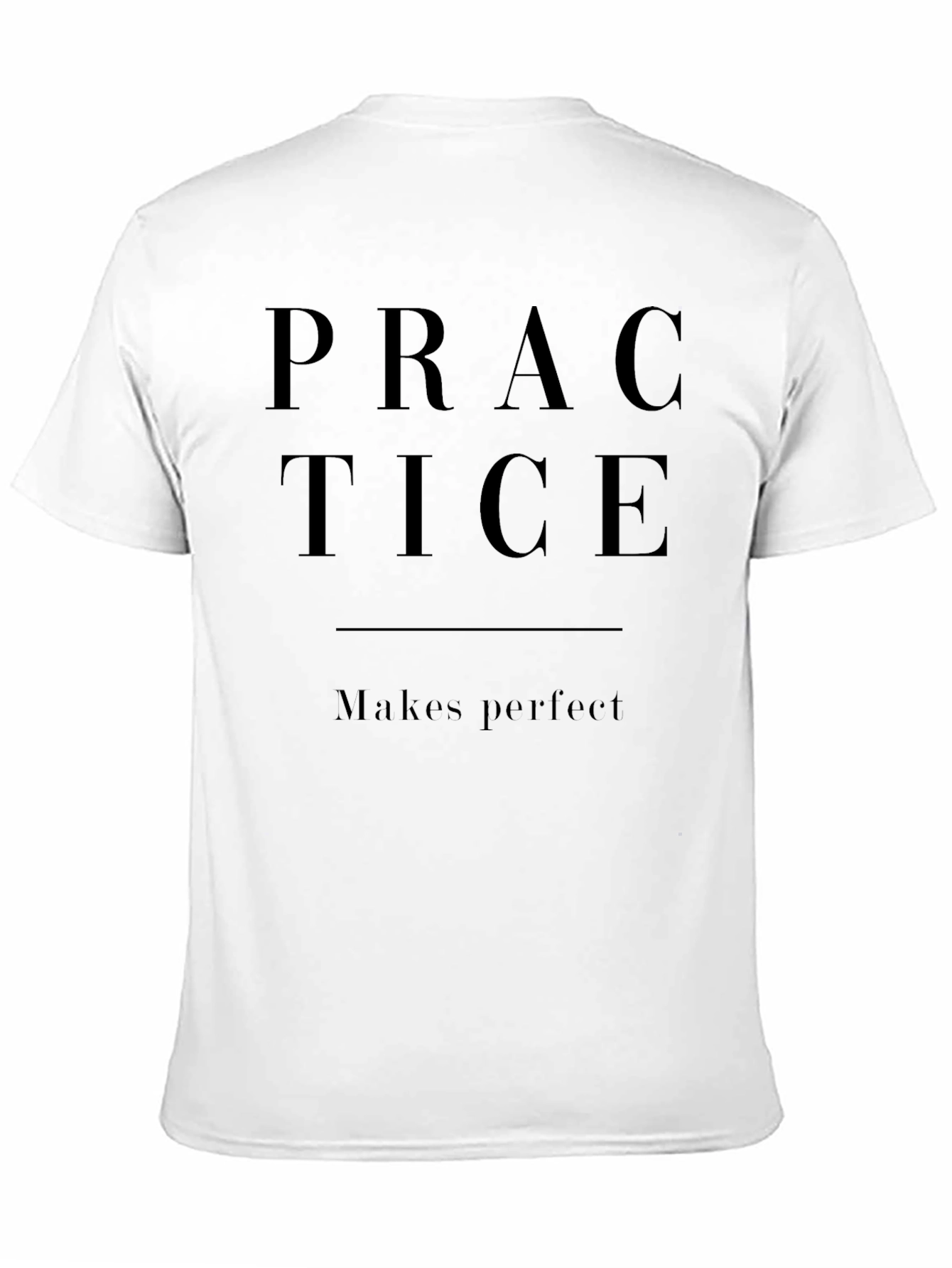 Black Practice Makes Perfect Graphic Tee view 11
