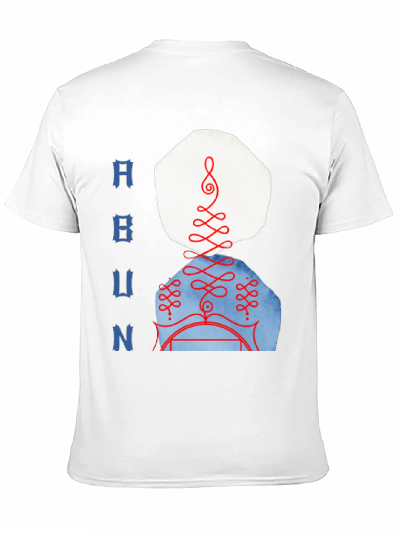 Black Abstract Graphic Print T-Shirt view 11