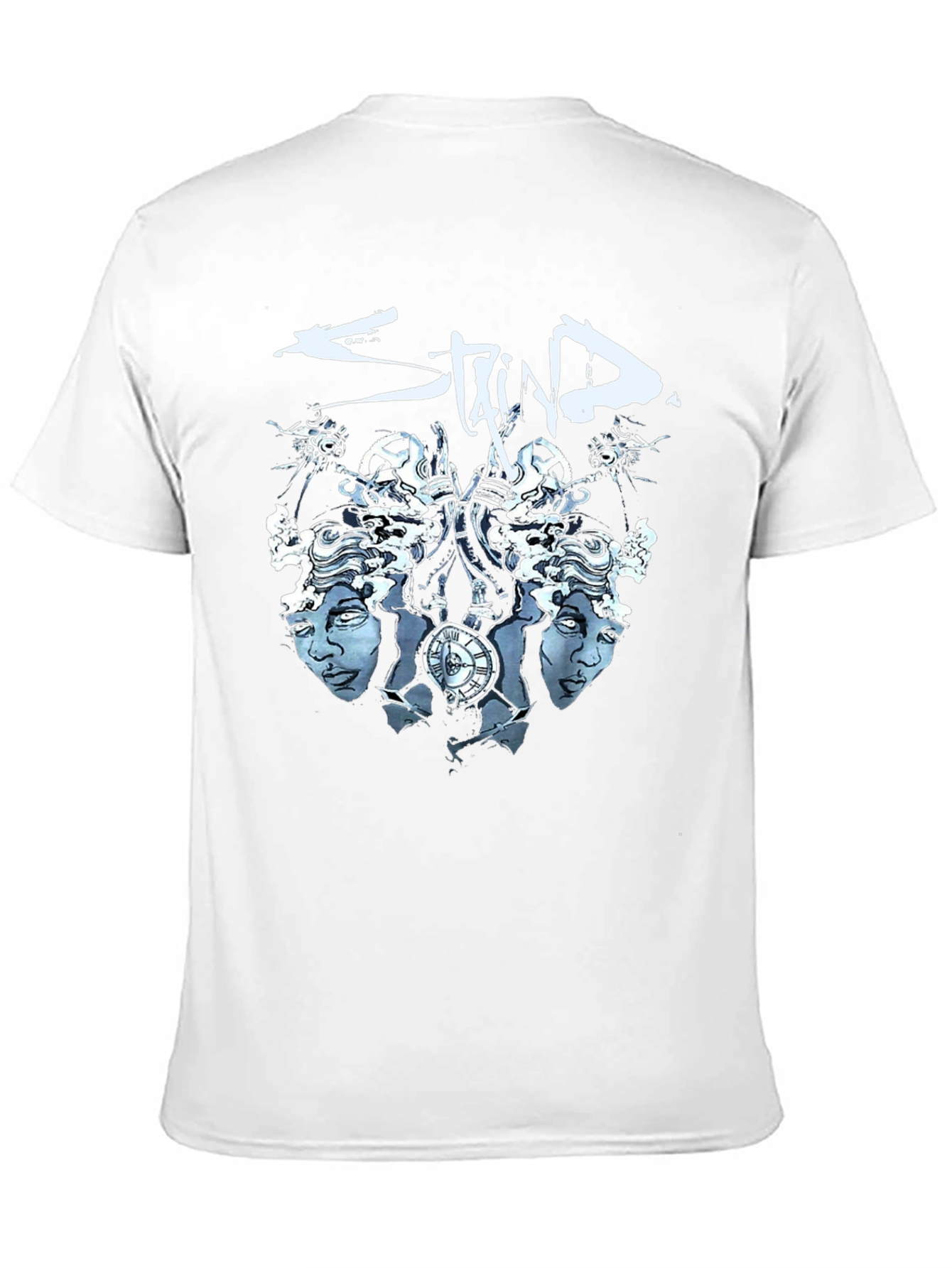 Black Staind Band Graphic T-Shirt - Black Cotton Blend view 11