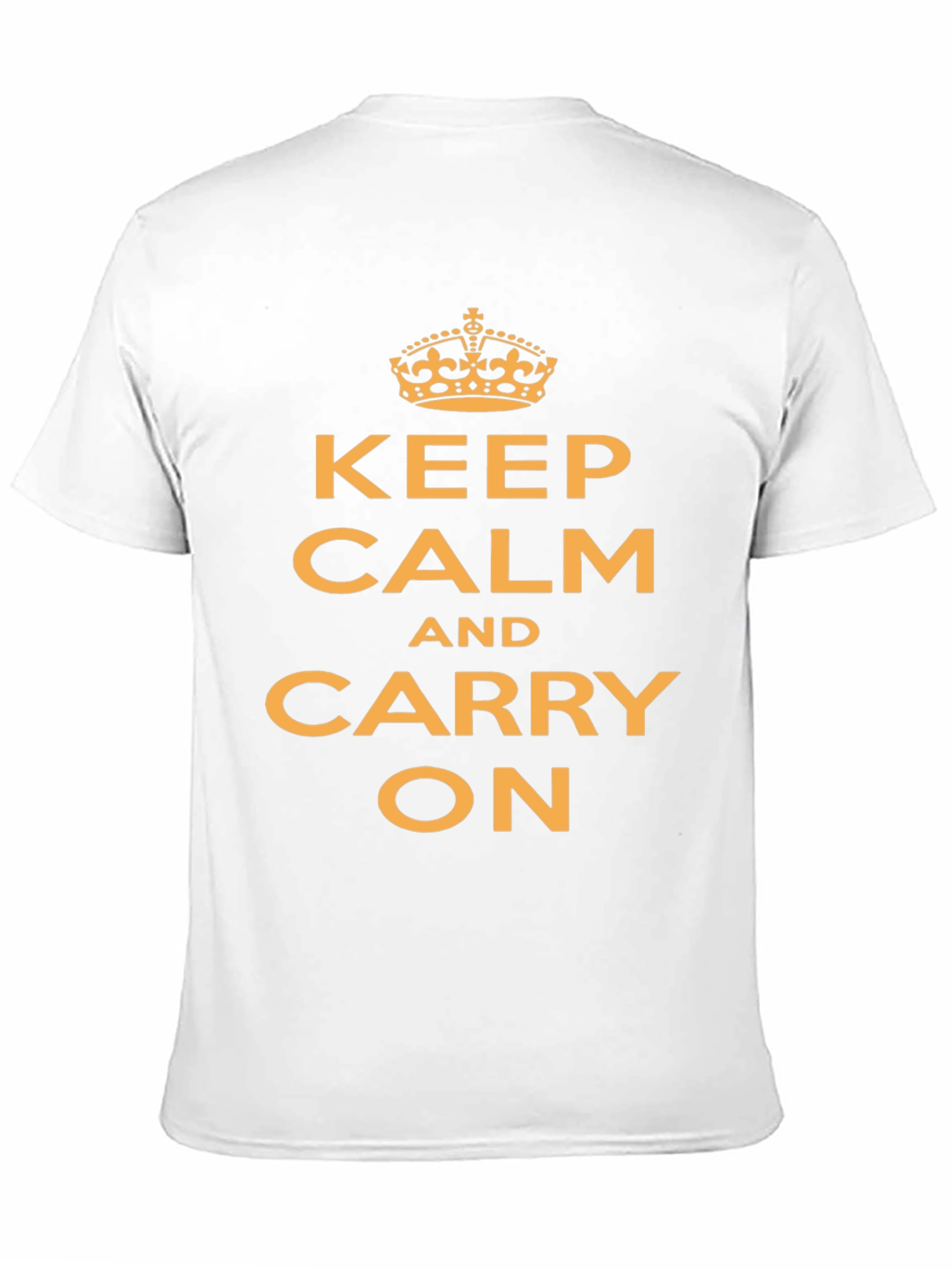 Black Keep Calm T-Shirt - Funny Slogan Tee view 11