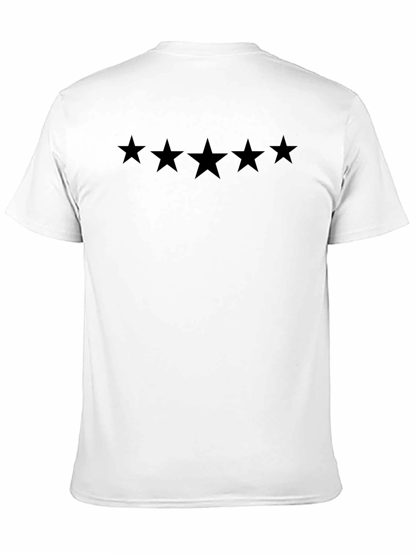 Black Black Five Star Graphic T-Shirt | Menswear view 11