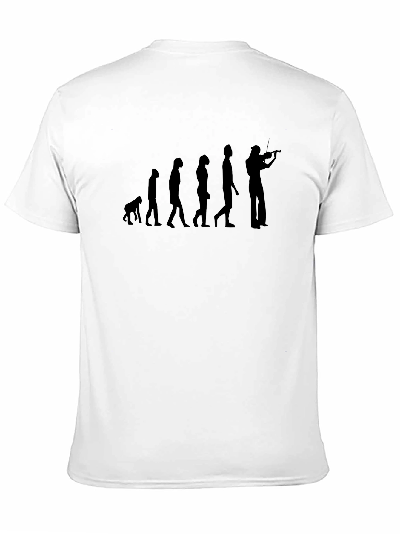 Black Evolution of Musician T-Shirt view 11