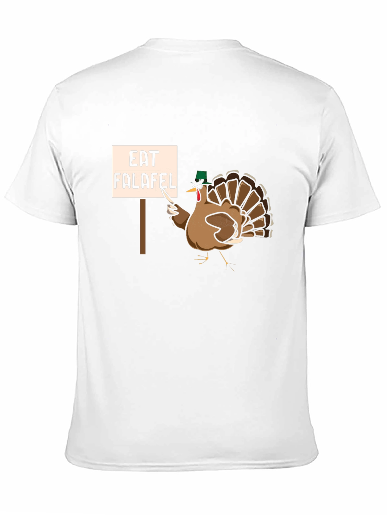 Black Eat Falafel Turkey Humor T-Shirt view 11