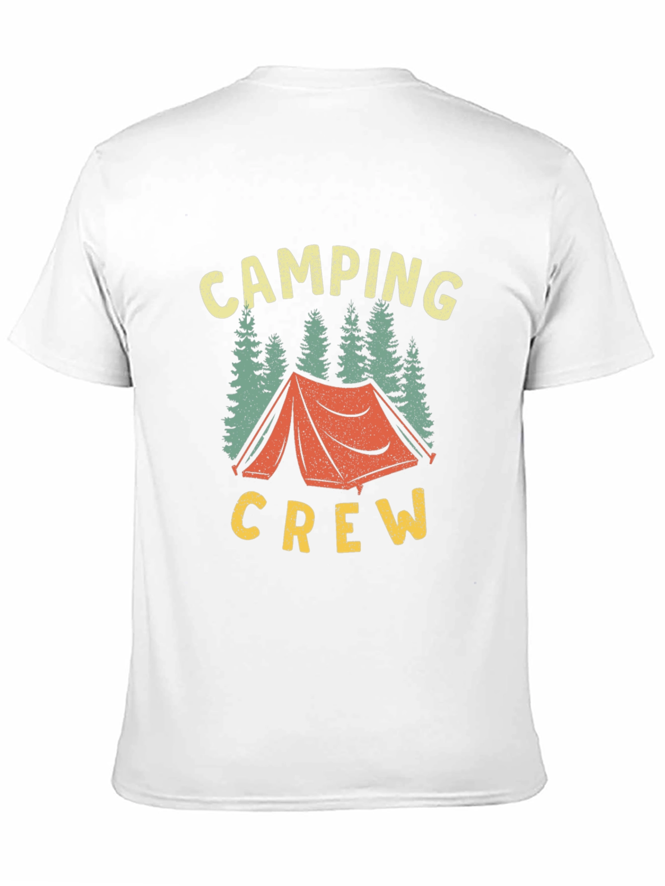 Black Camping Crew Graphic Tee - Black Cotton view 11