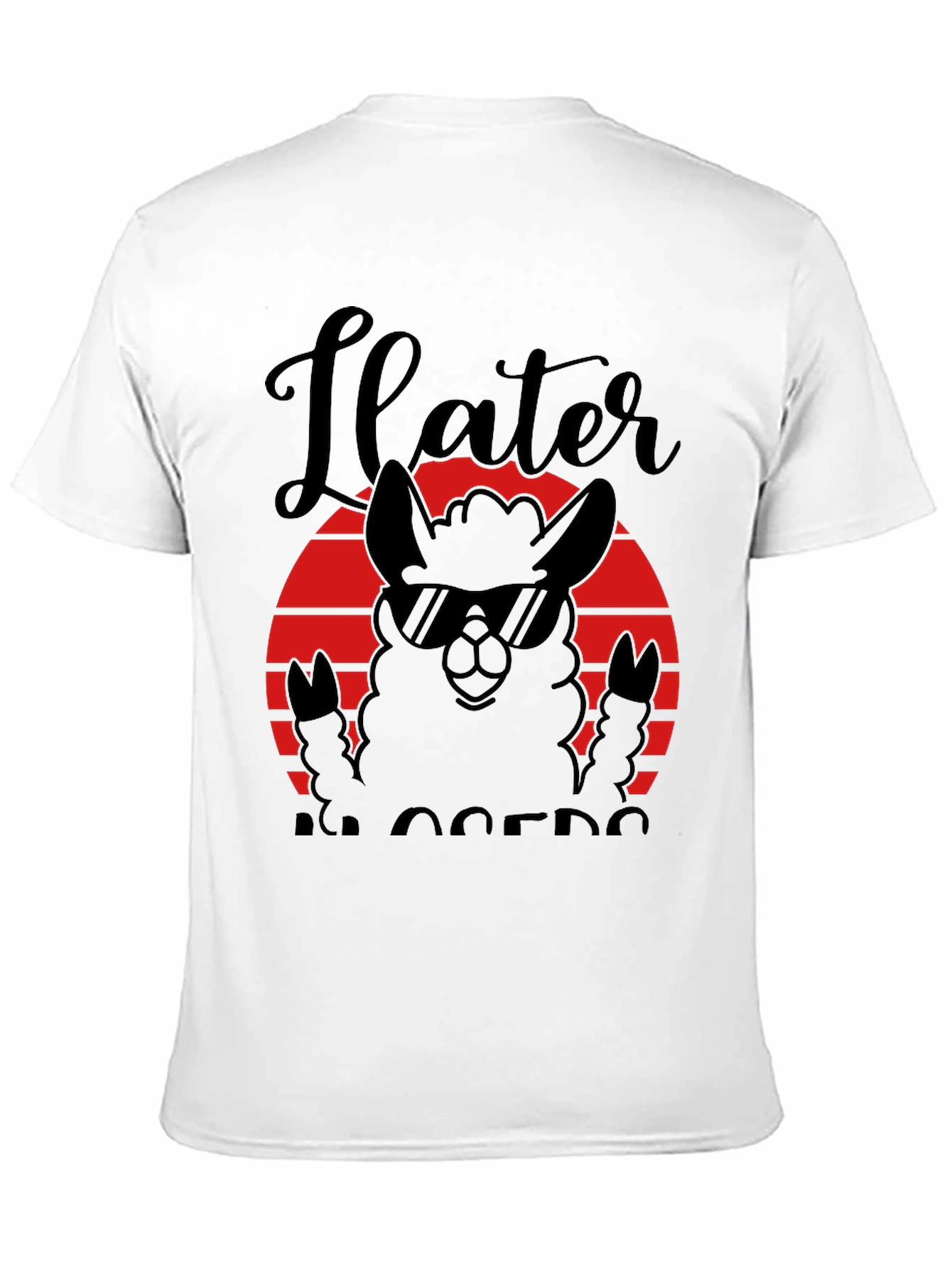 Llama Hater T-Shirt - Funny Alpaca Tee - 11