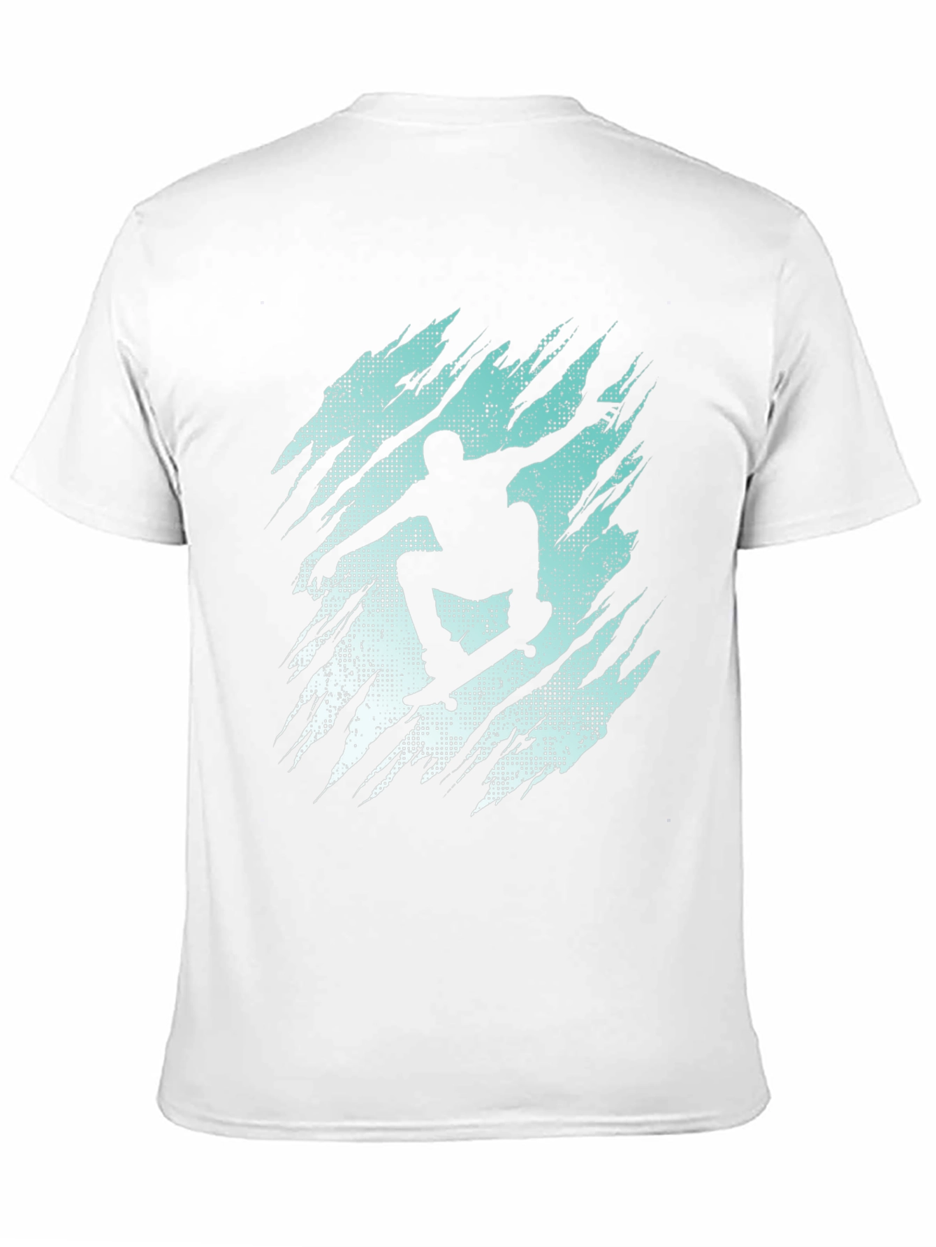 Black Skater Graphic Tee - Cool Streetwear Shirt view 11