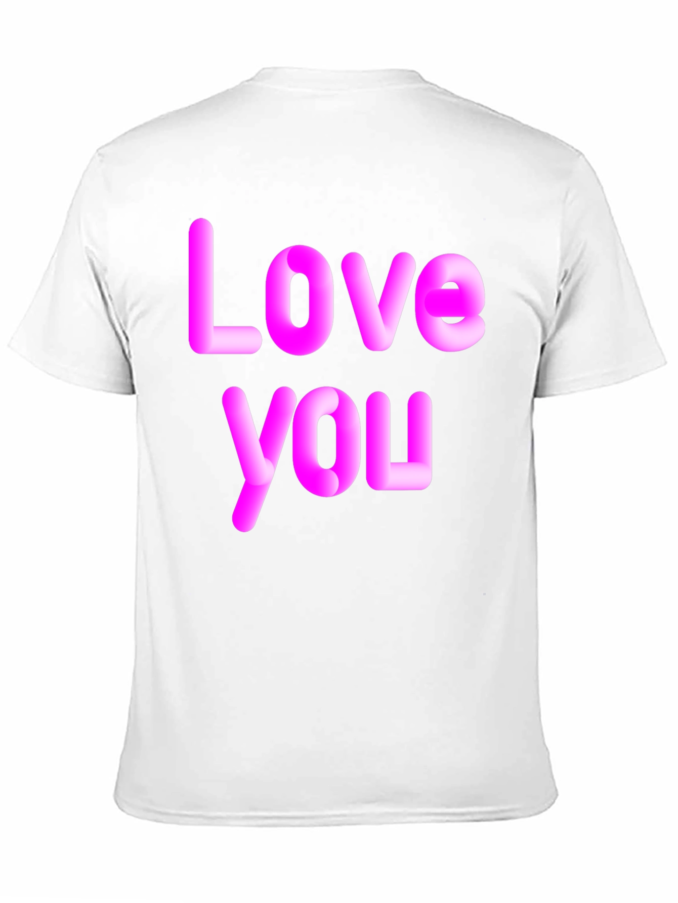 Black Love You Graphic Black T-Shirt view 11