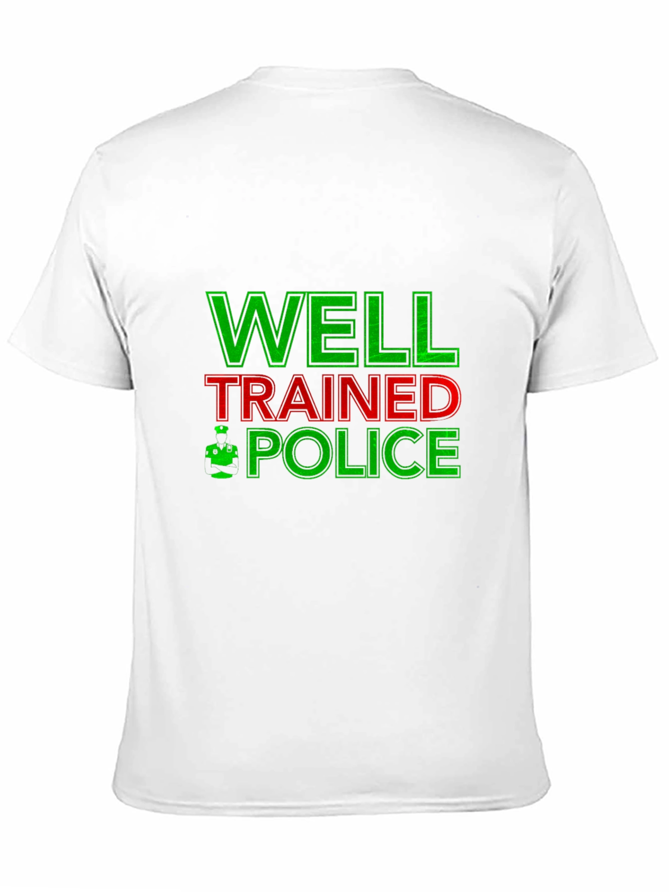 Black Well Trained Police Graphic T-Shirt view 11