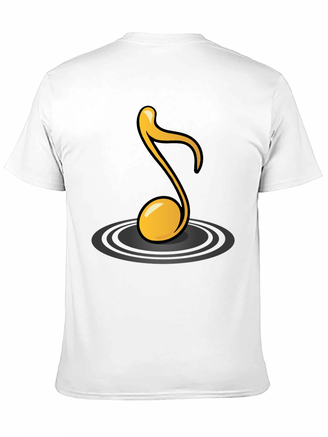 Black Musical Note Graphic Tee view 11