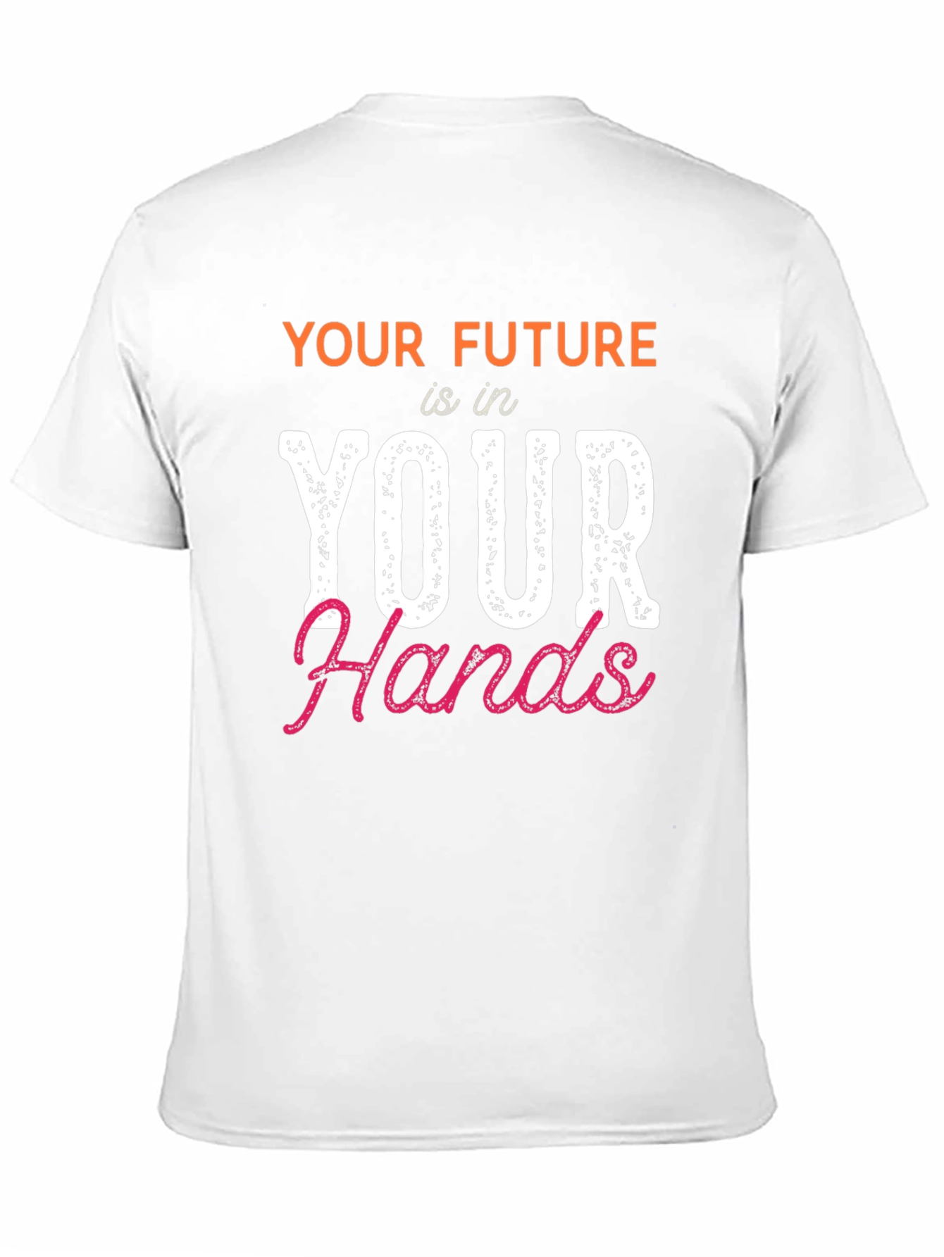 Black Future in Your Hands Graphic Tee - Motivational Design view 11