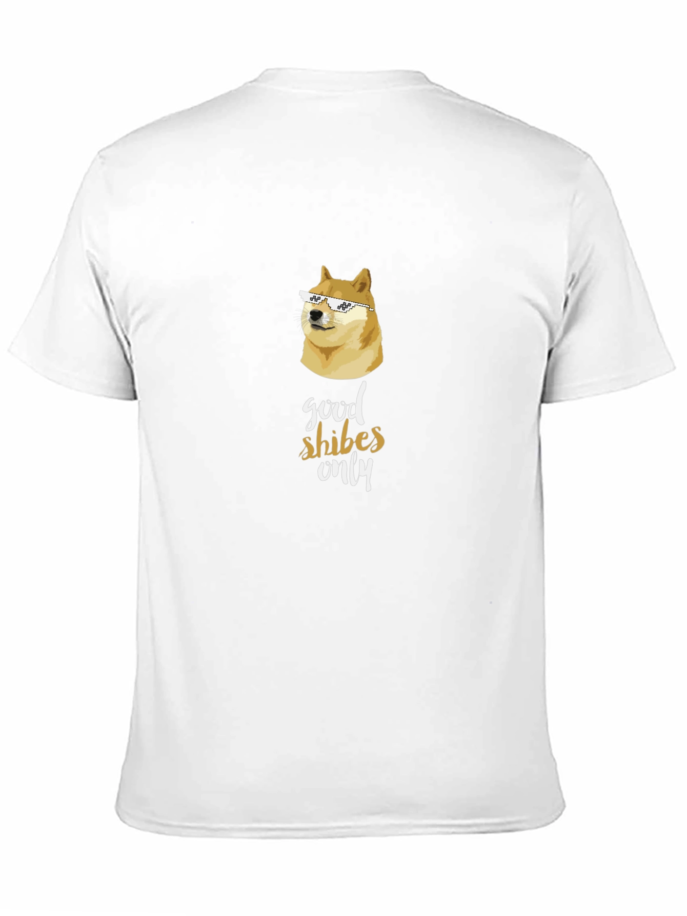 Black Good Shibes Only Black T-Shirt view 11