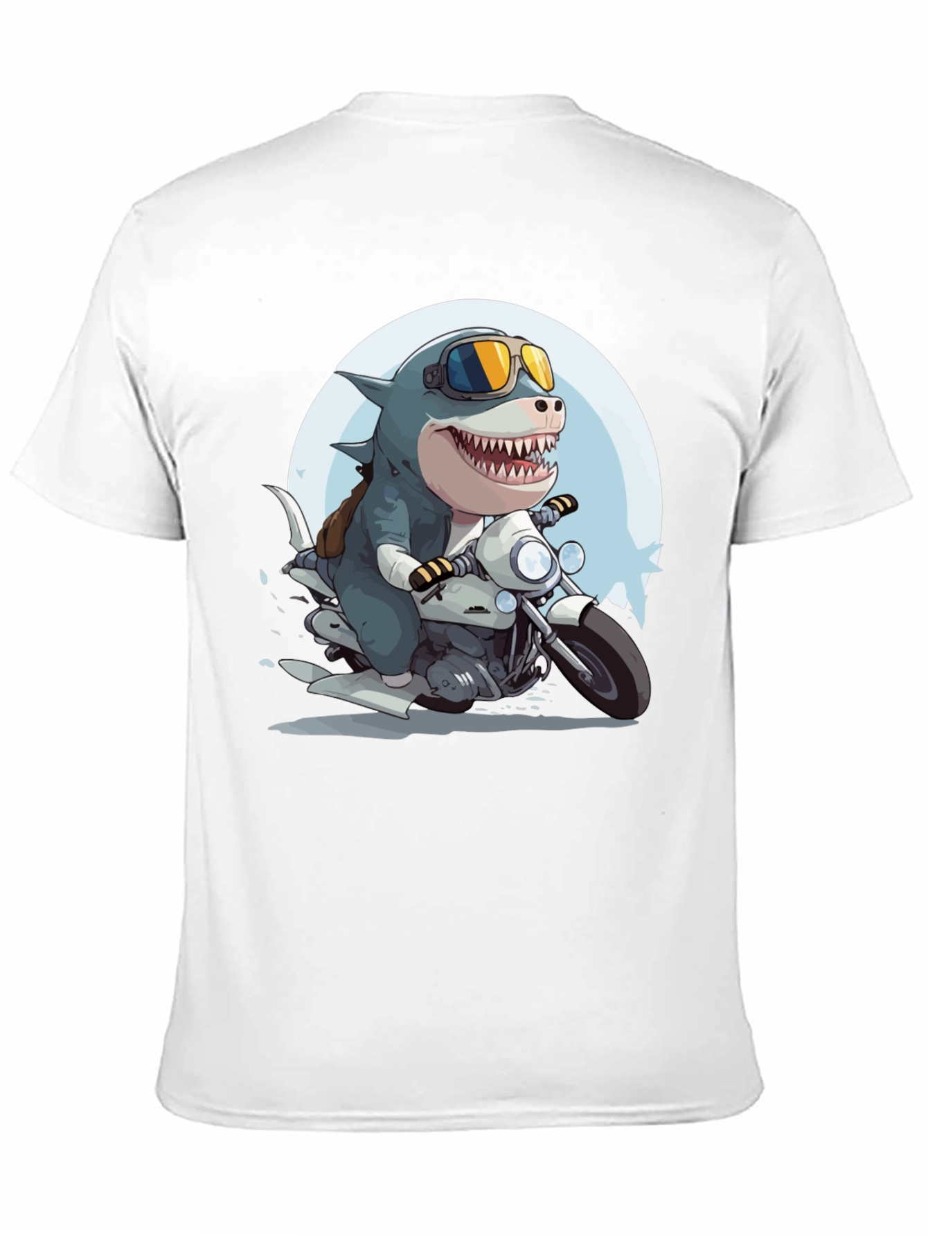 Black Shark Rider Graphic Tee view 11