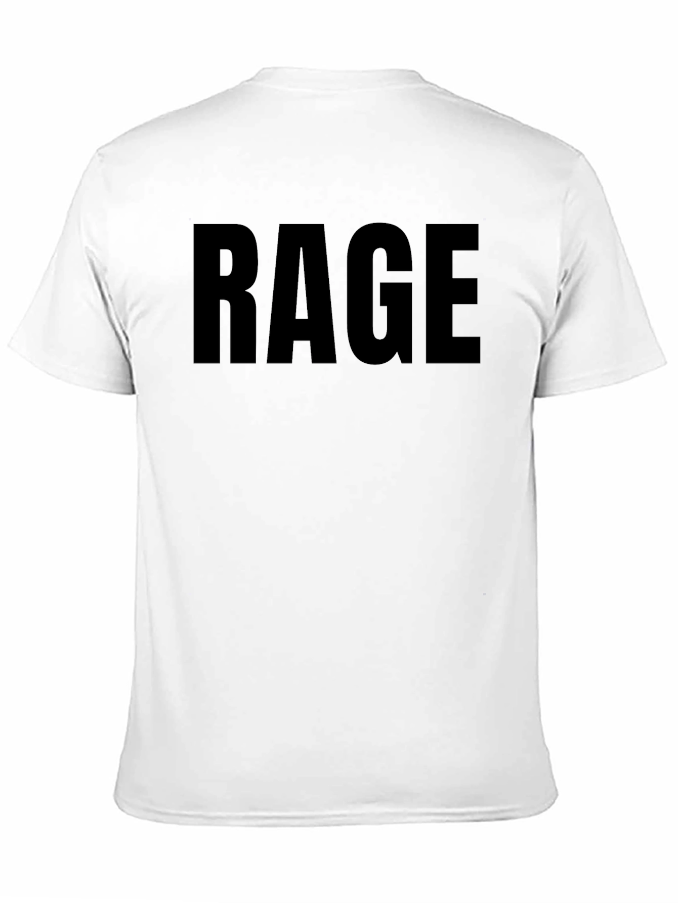 Black Rage Graphic Tee - Bold Statement Shirt view 11