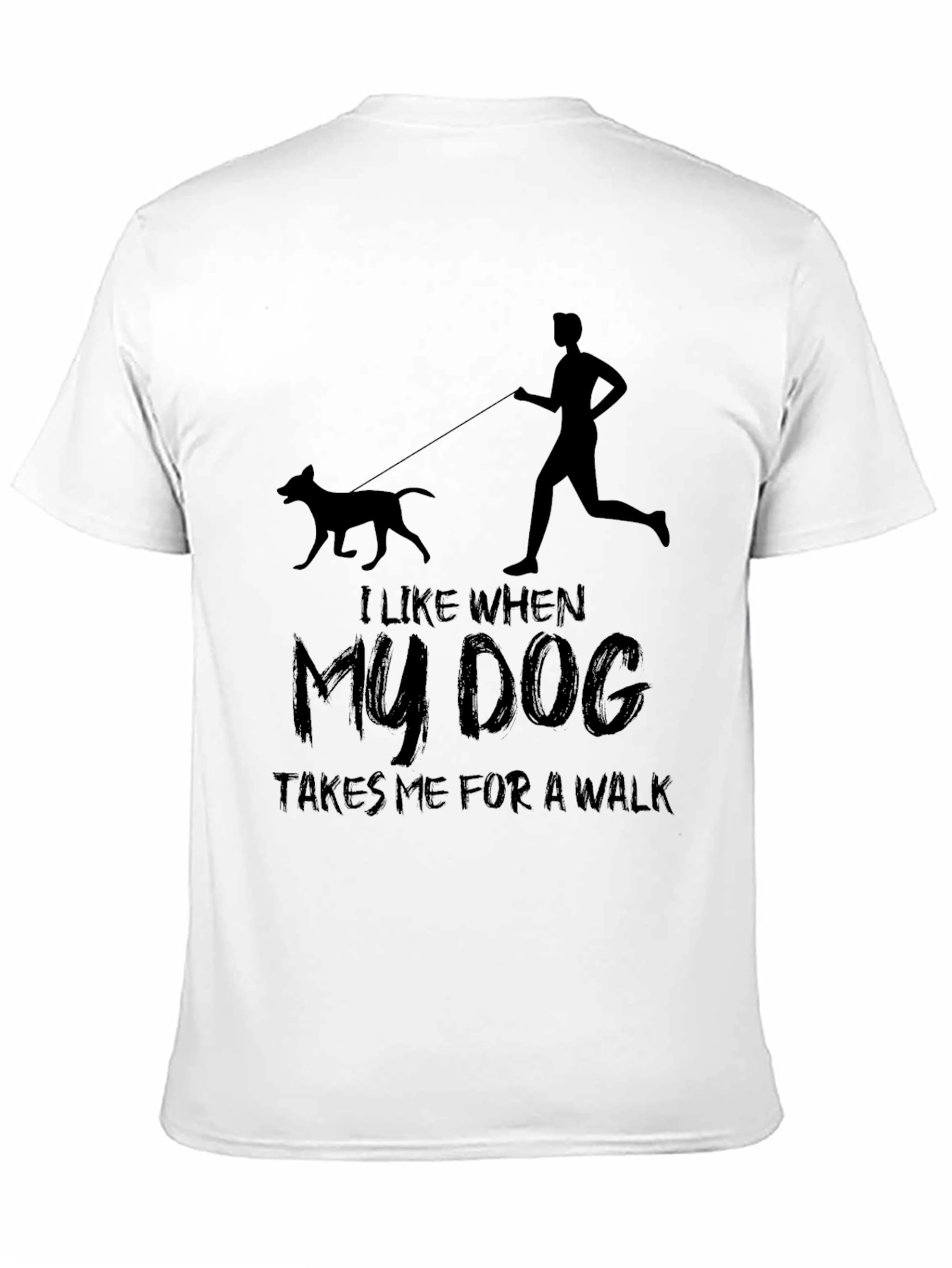 Black Dog Walk T-Shirt - Men's Graphic Tee view 11
