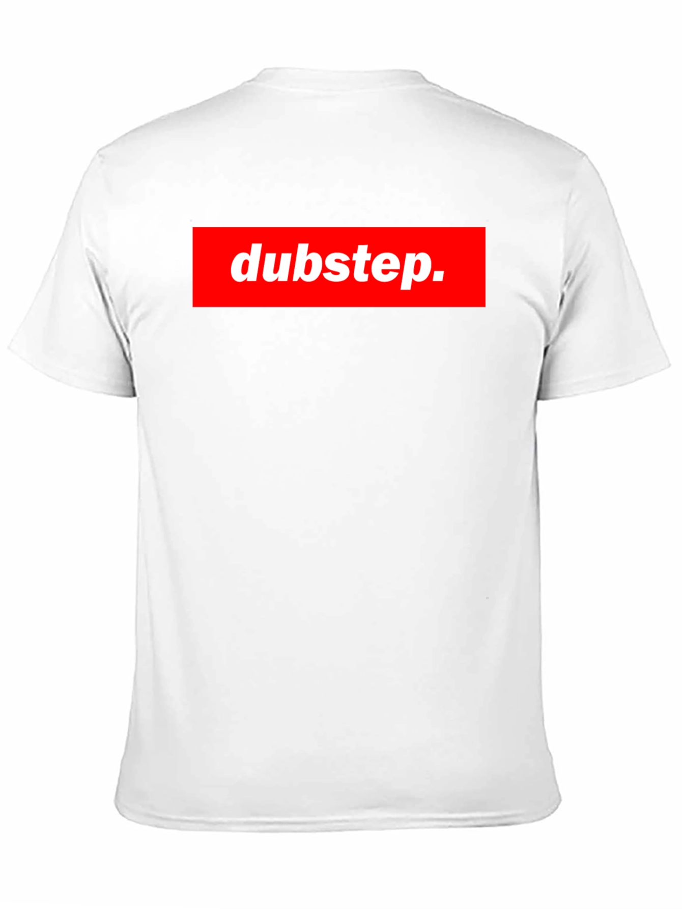Black Dubstep Graphic Tee - Black Crew Neck T-Shirt view 11