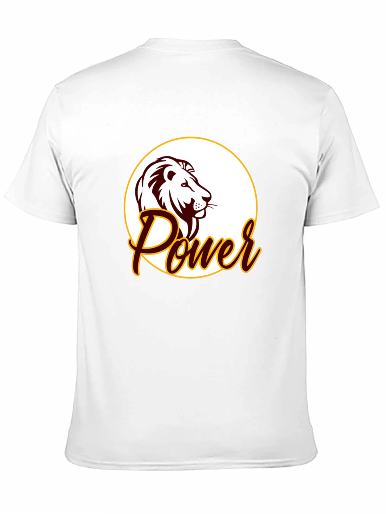 Black Power Lion Graphic Tee - Black Cotton Blend view 11