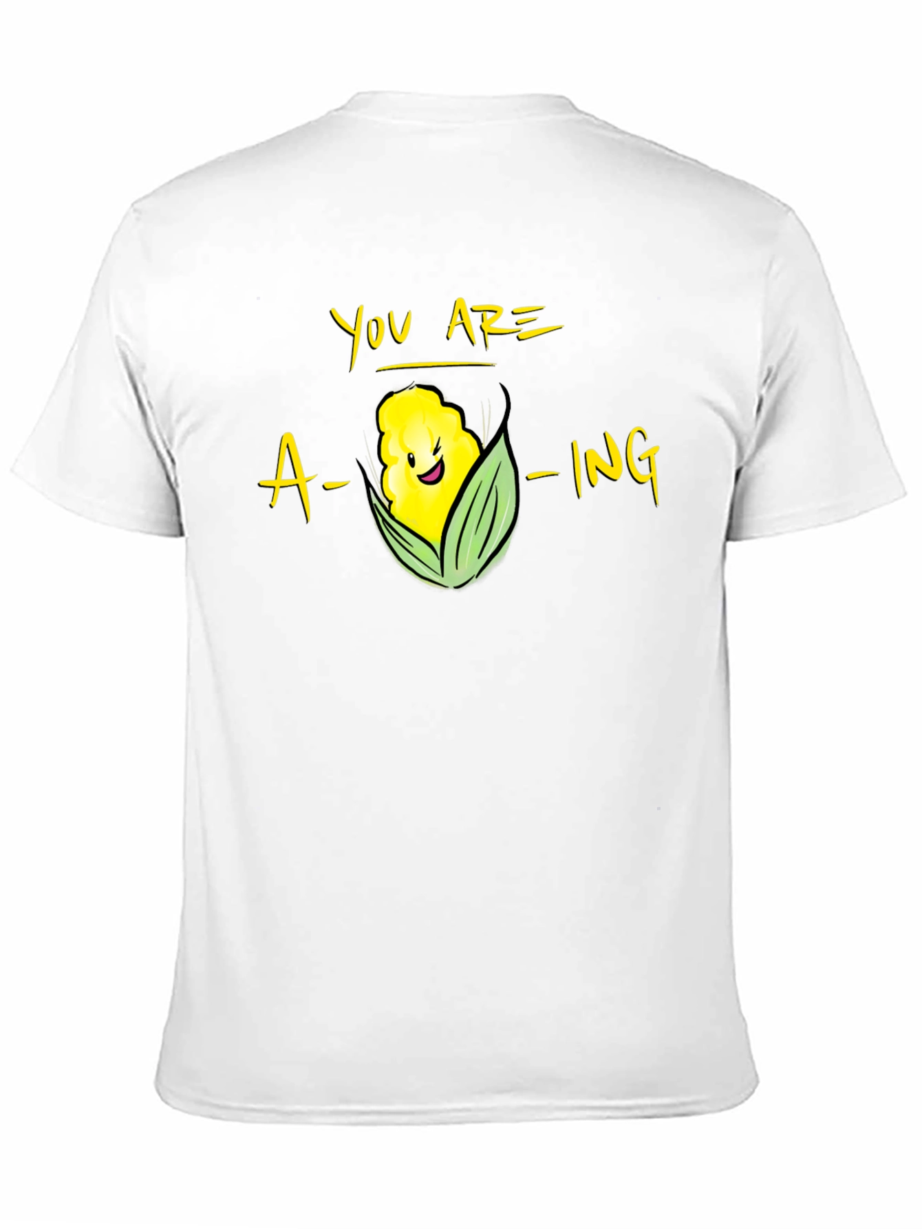 Black You Are A-Maize-Ing T-Shirt - Funny Corn Pun Tee view 11