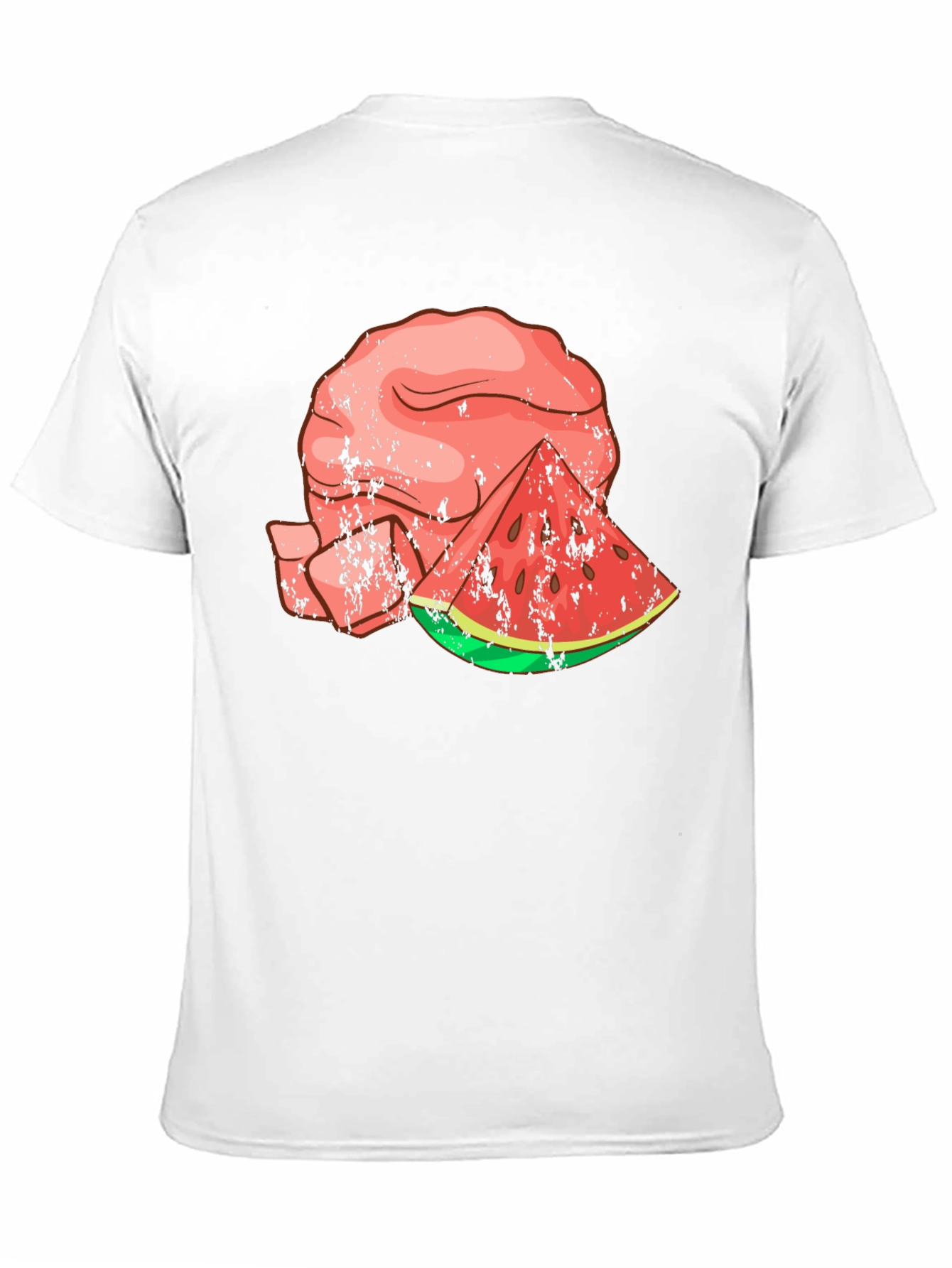 Black Watermelon Brain Graphic Tee - Cool Summer Style view 11