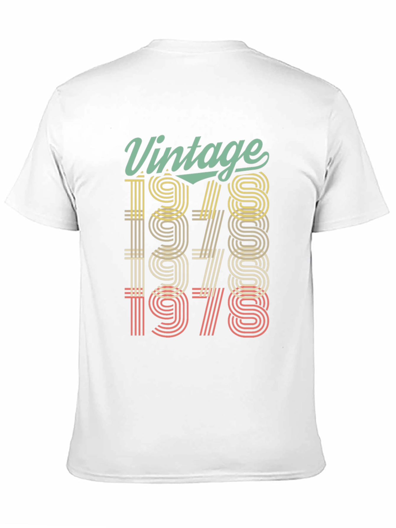 Black Vintage 1978 Birthday T-Shirt - Retro Style view 11