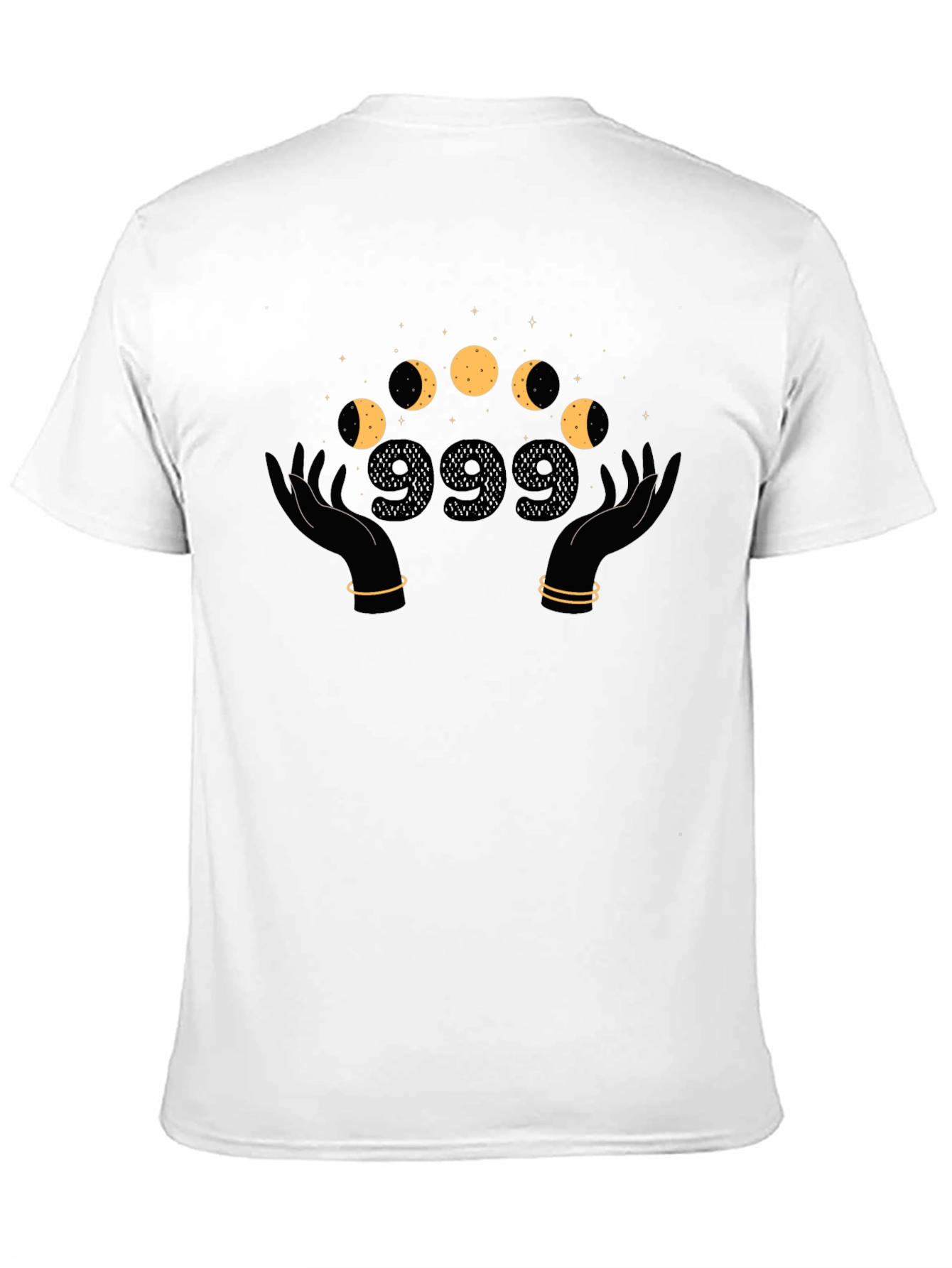 Black Mystic 999 Moon Phase Graphic Tee view 11