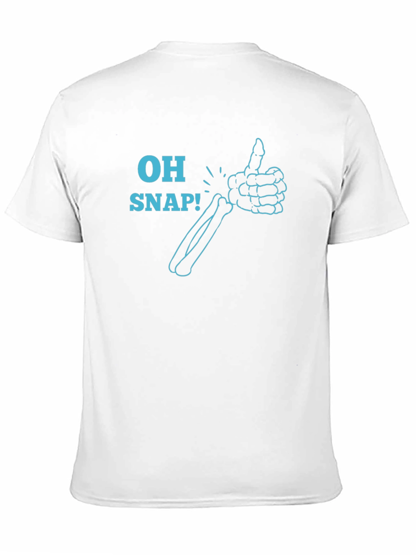 Black Oh Snap! Funny Bone Graphic Tee - Broken Arm Humor view 11