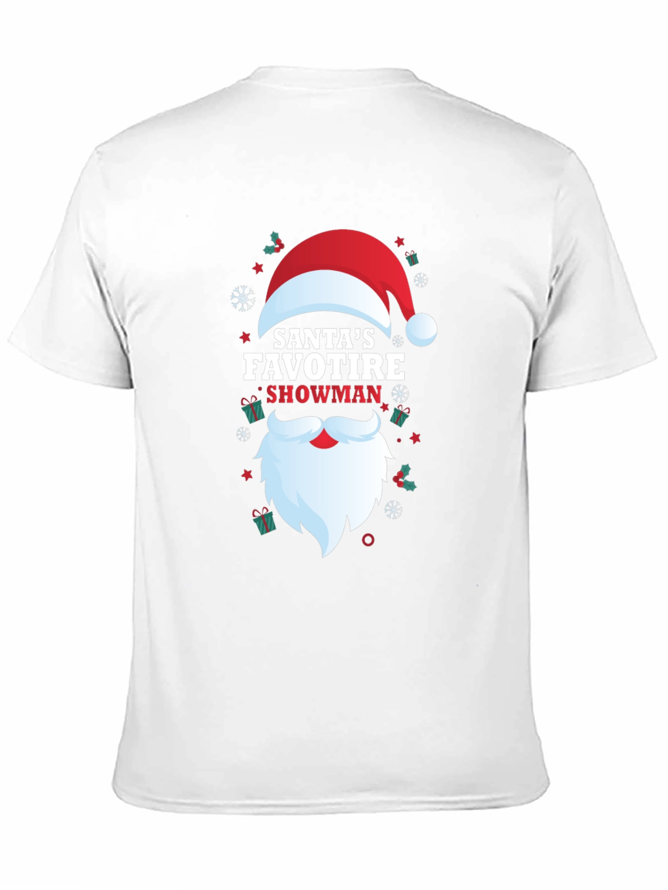 Black Santa's Favotire Showman Christmas T-Shirt view 11