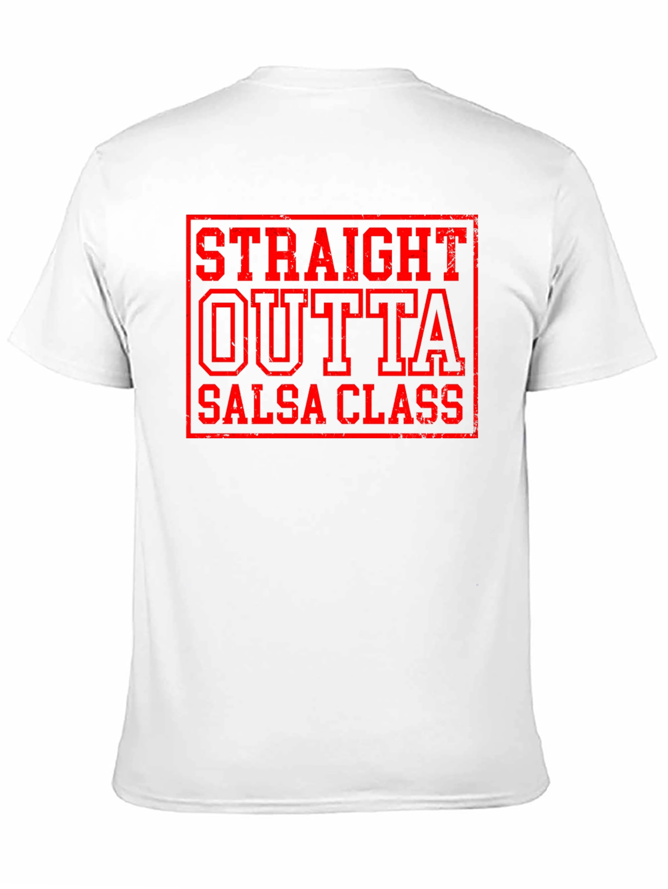 Black Straight Outta Salsa Class Funny Dance T-Shirt view 11