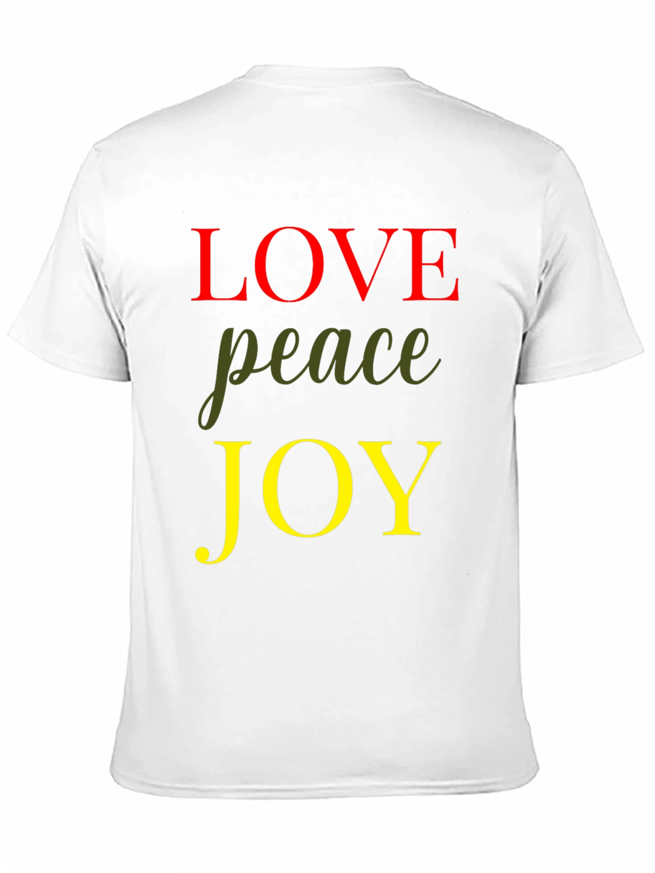 Black Love Peace Joy Graphic Tee - Black view 11