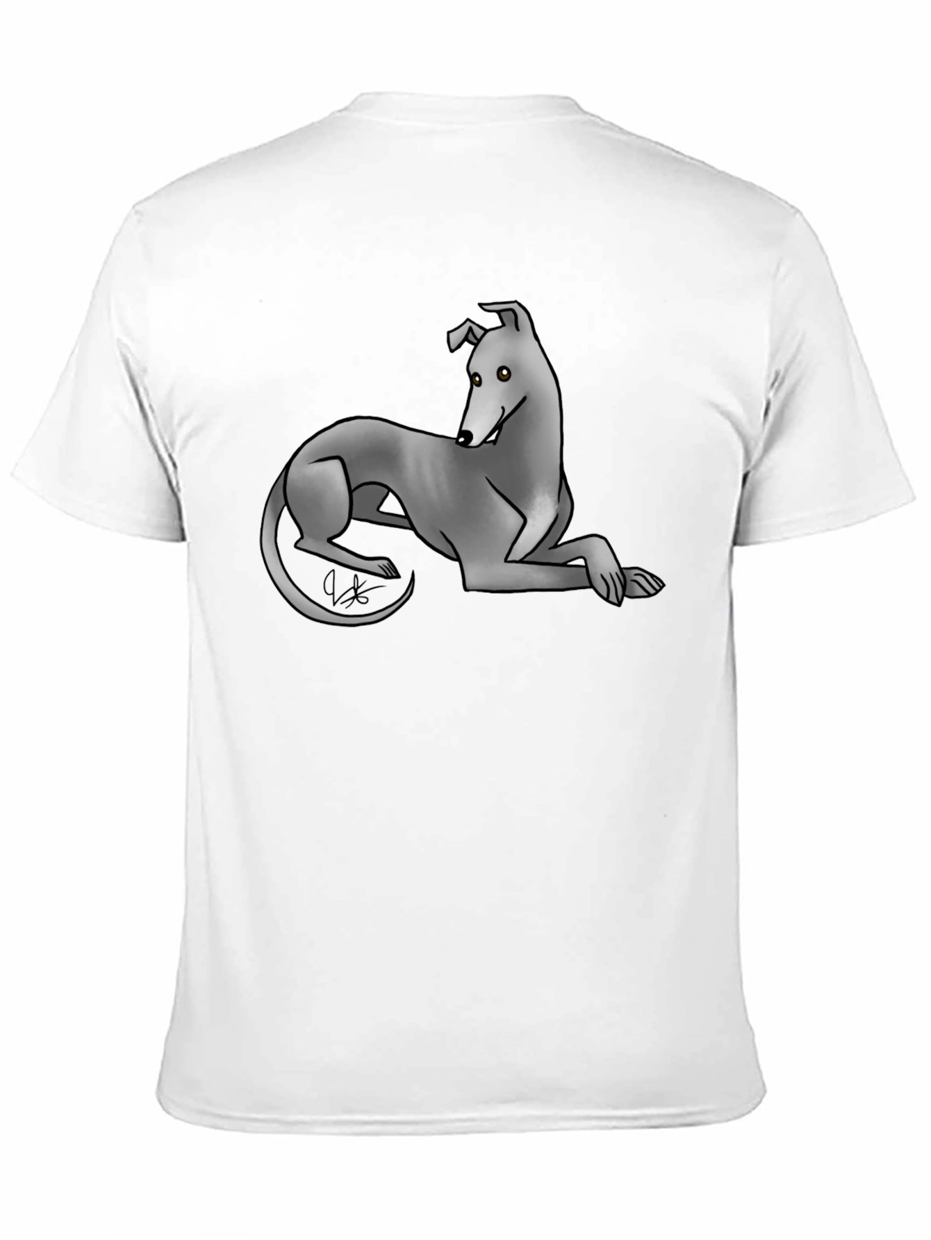 Greyhound Graphic Tee - Cool Dog Lover Shirt - 11